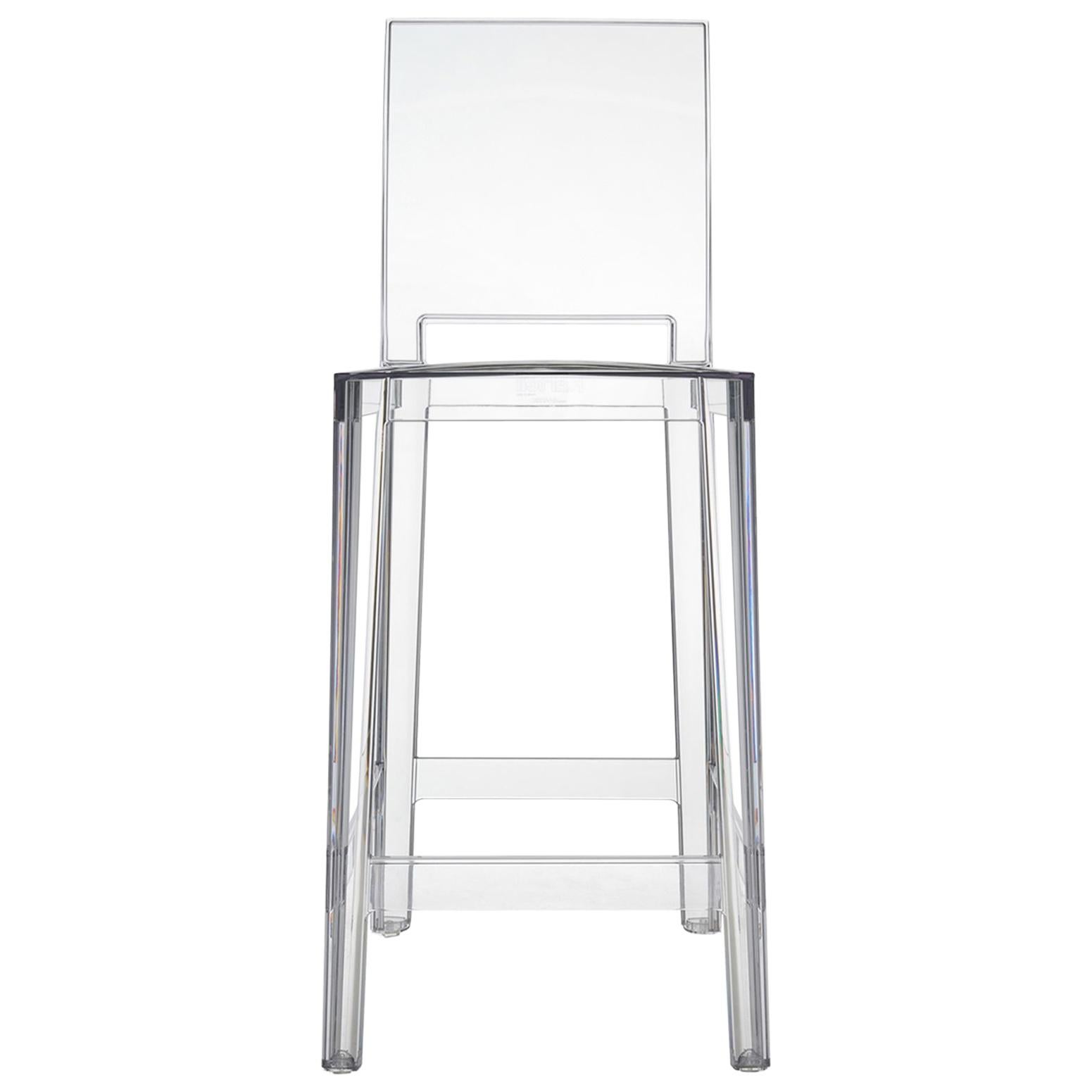 Set von 2 Kartell One More Please Hockern aus Kristall von Philippe Starck