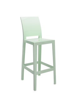 Set of 2 Kartell One More Please Counter Stools in Green by Philippe Starck
