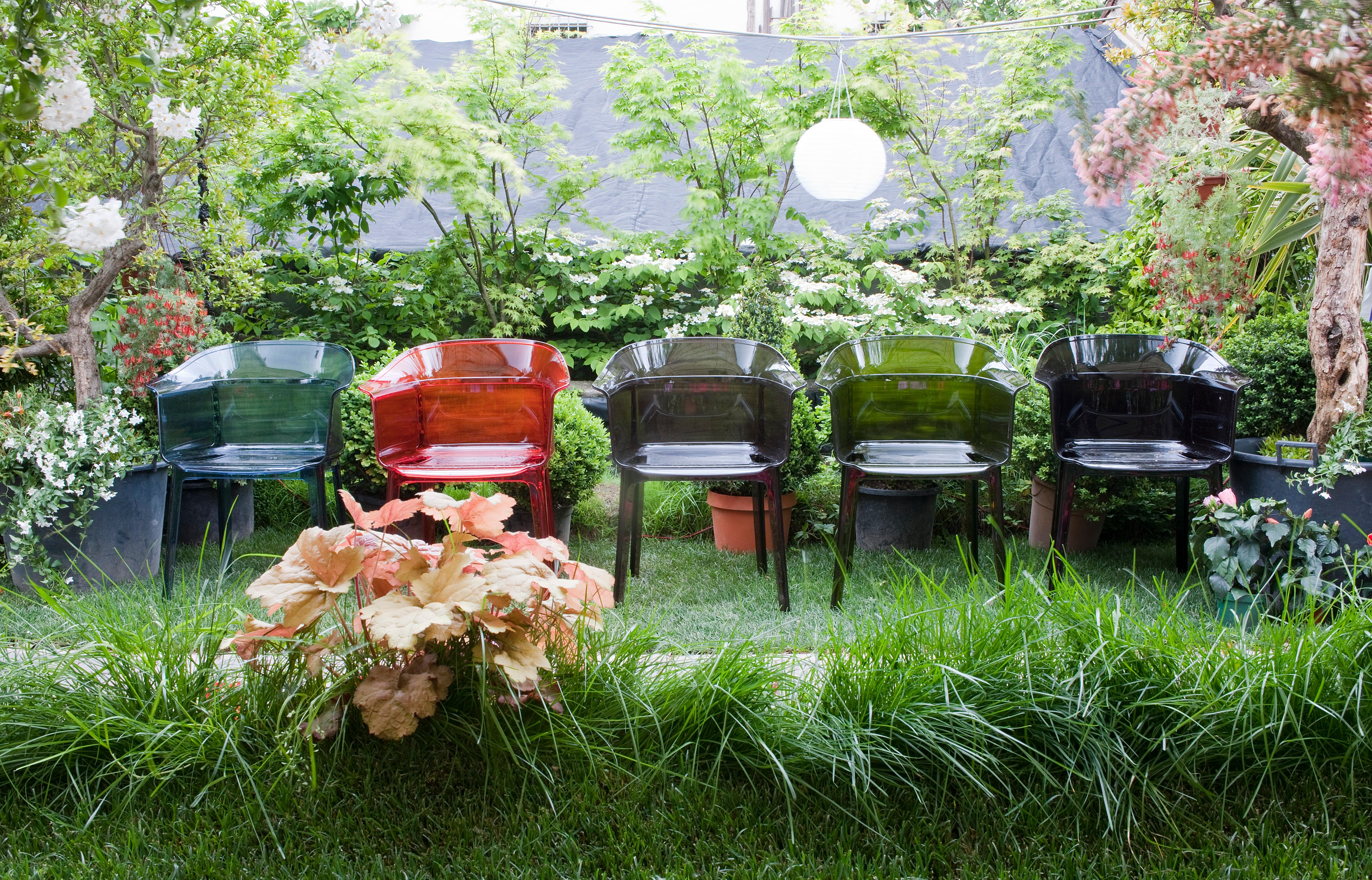 Set di 2 sedie Kartell Papyrus in verde oliva di Ronan & Erwan Bouroullec In condizioni Nuovo in vendita a Brooklyn, NY