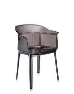 Set of 2 Kartell Papyrus Chair in Smoke Brown by Ronan & Erwan Bouroullec