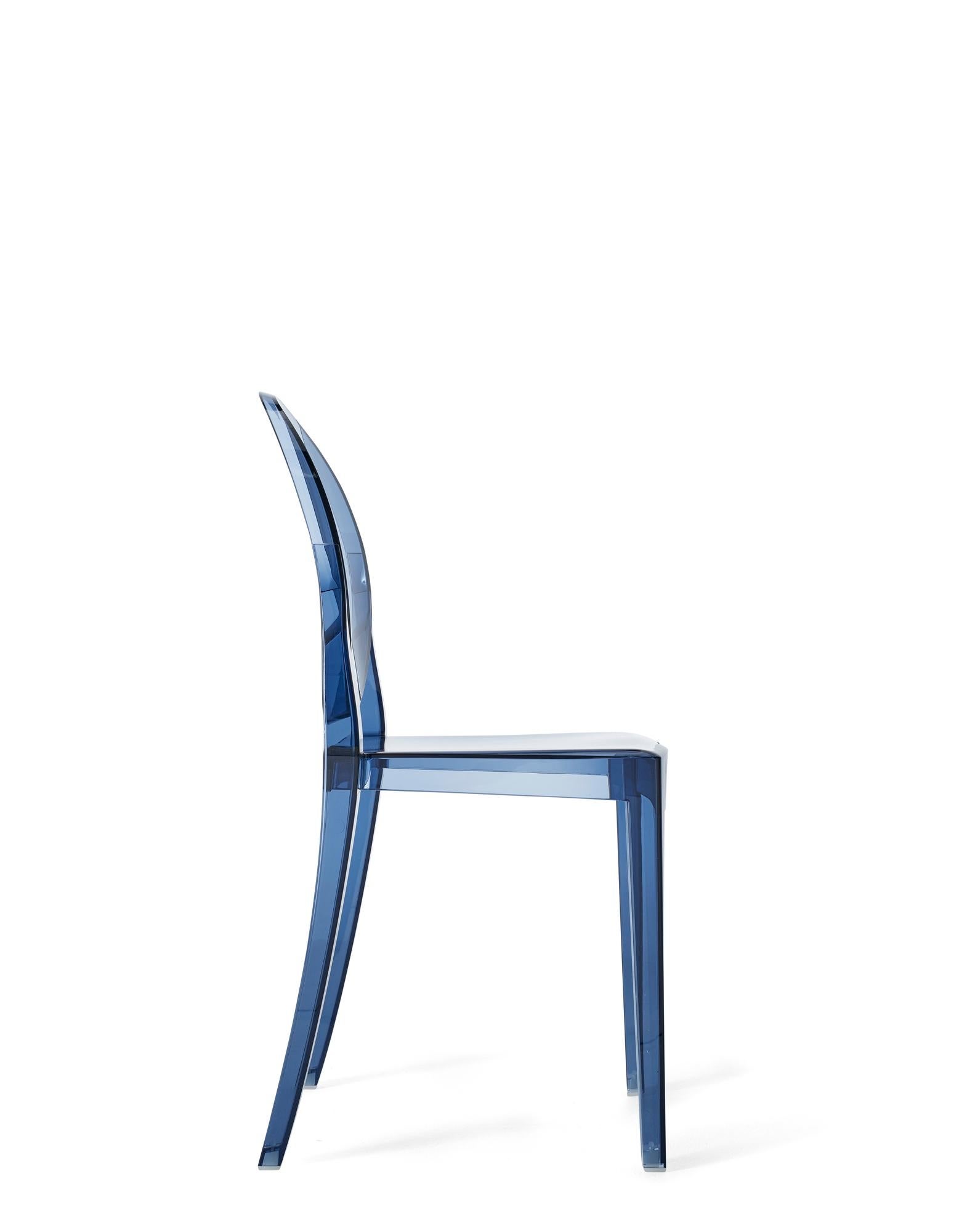 blue ghost chair