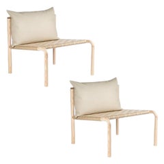 Set of 2, Kaski Lounges, Wide by Made by Choice