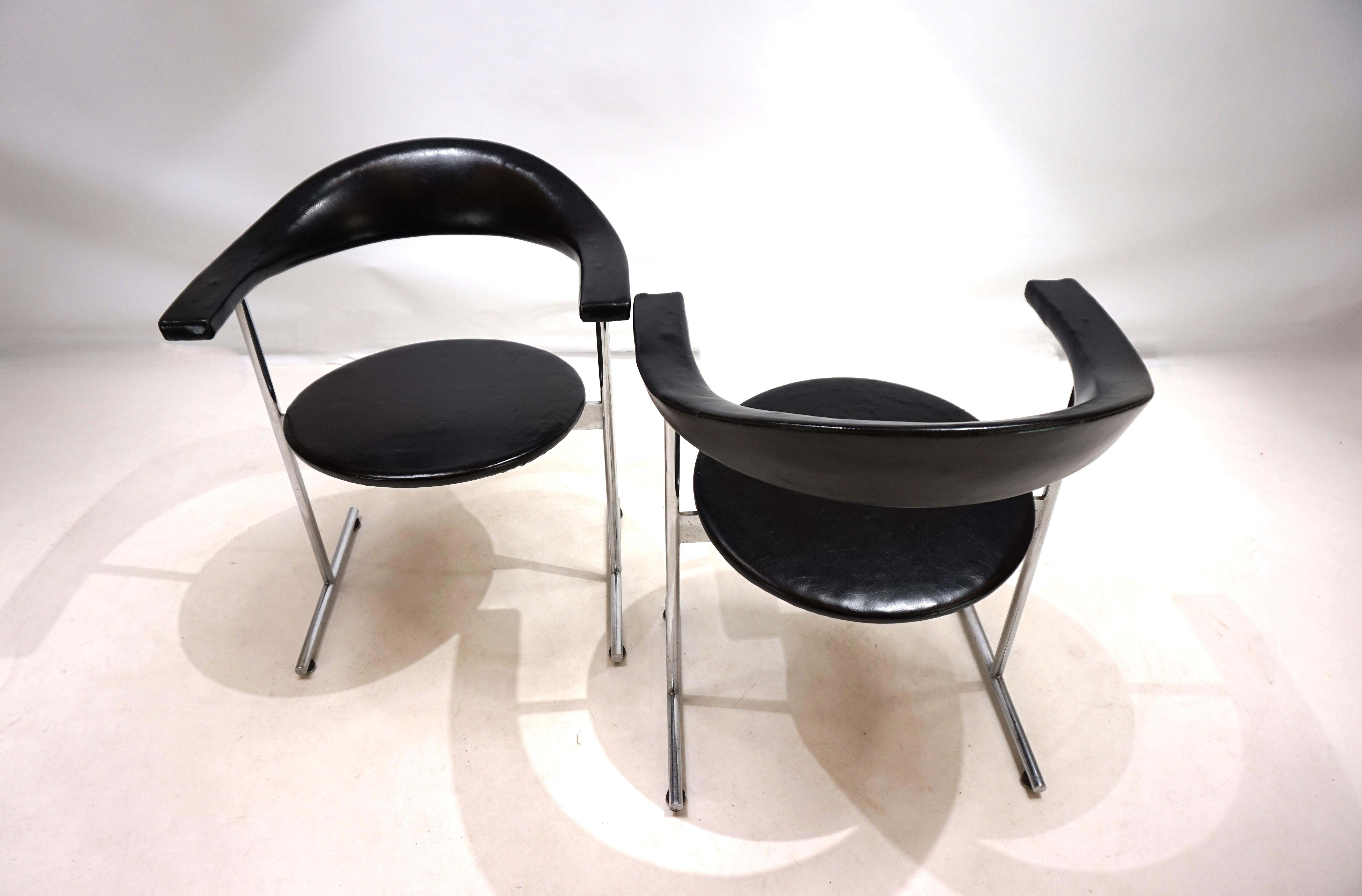 Set di 2 sedie Kaufeld Airport 037 di Geoffrey Harcourt, 1960 in vendita 3