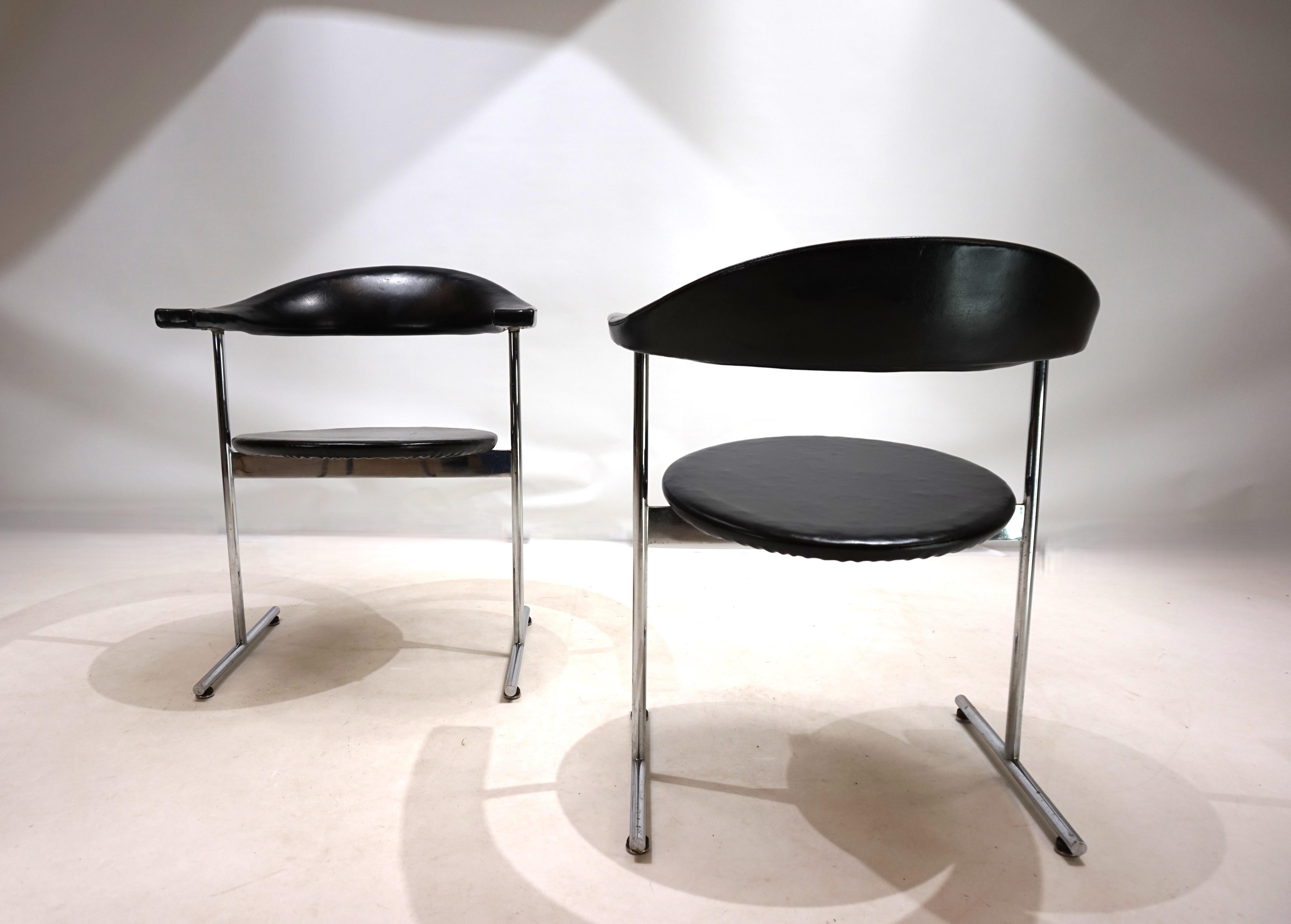 Set di 2 sedie Kaufeld Airport 037 di Geoffrey Harcourt, 1960 in vendita 4