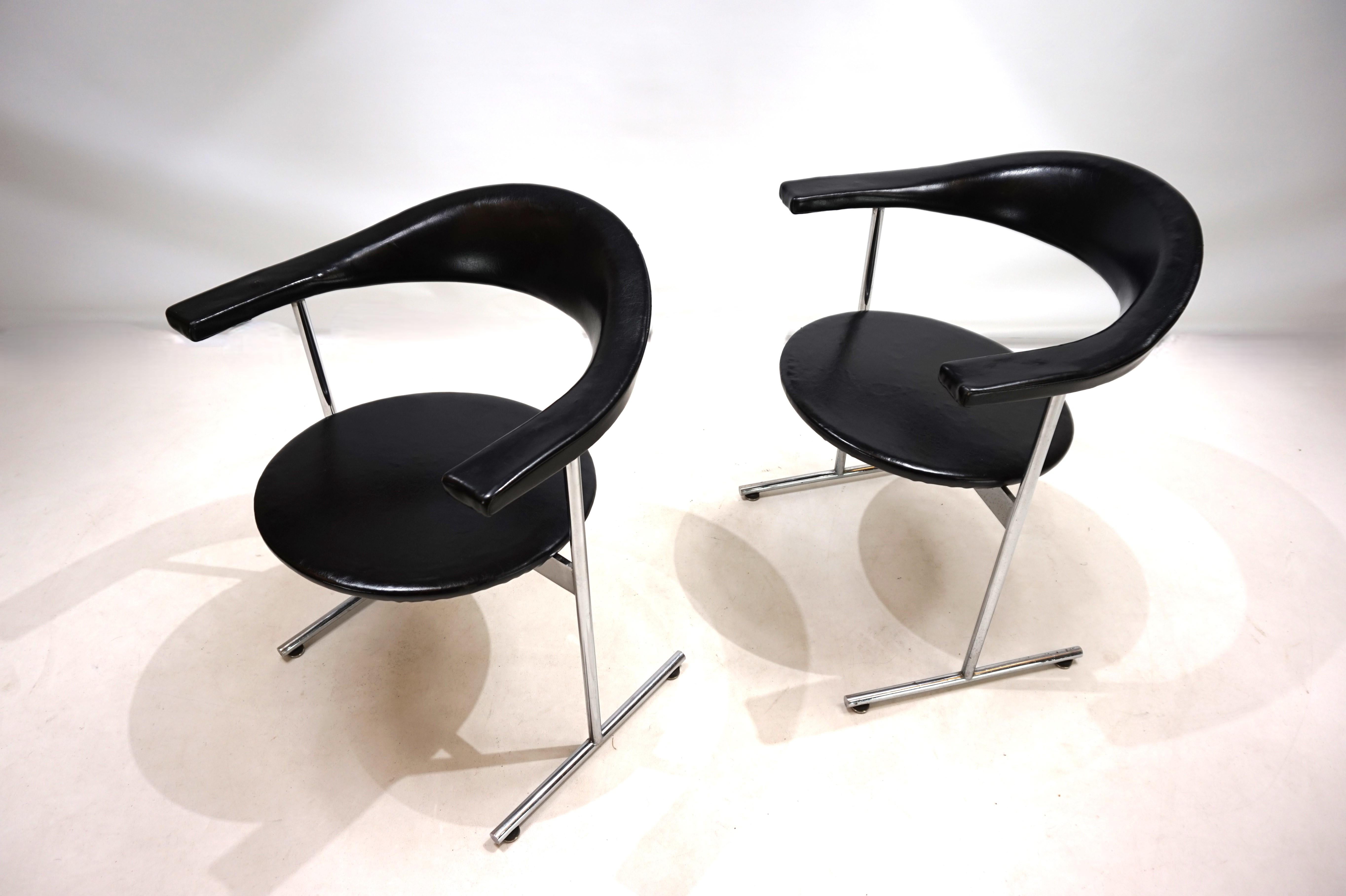 Set di 2 sedie Kaufeld Airport 037 di Geoffrey Harcourt, 1960 in vendita 10