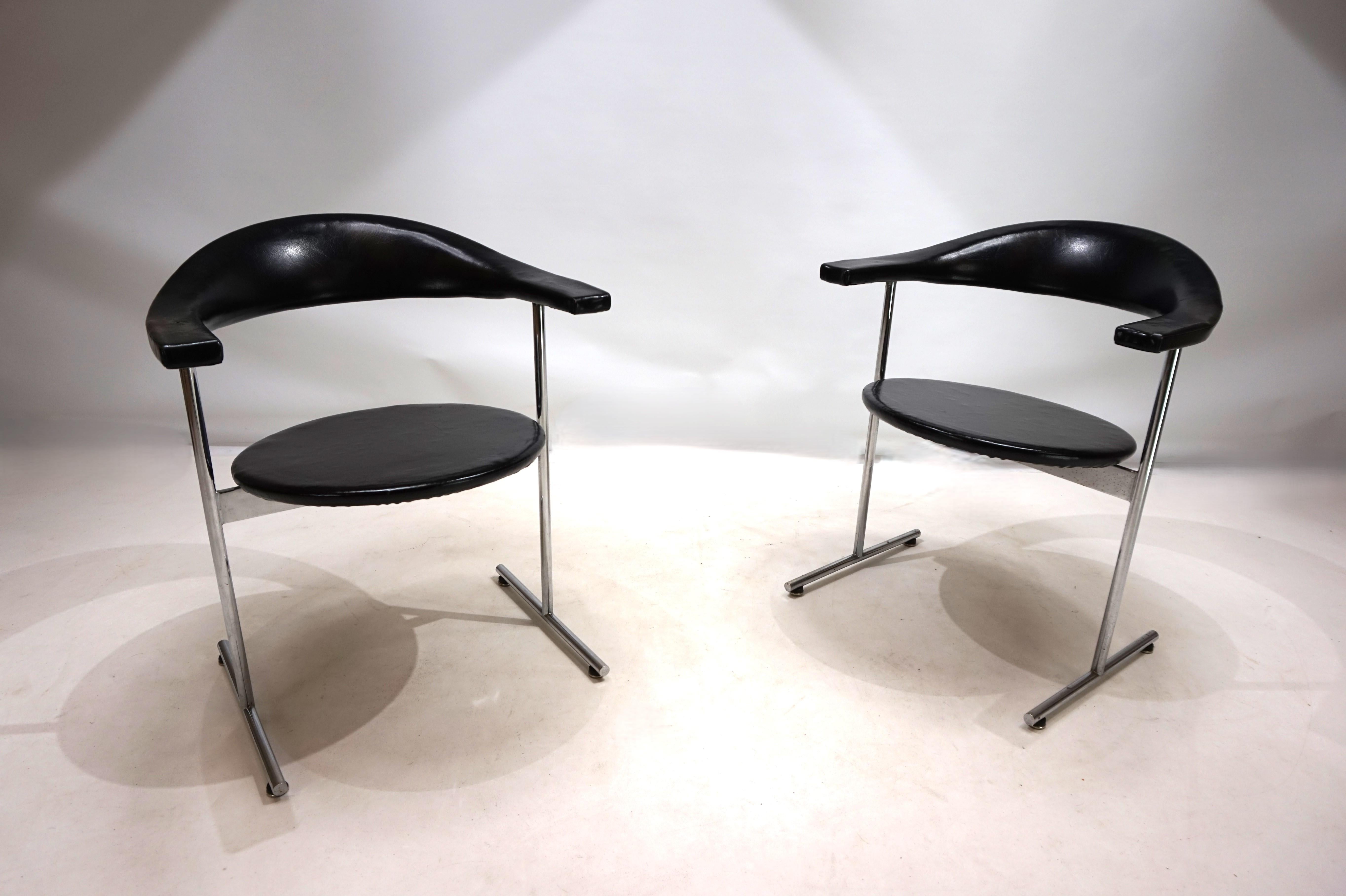 Set di 2 sedie Kaufeld Airport 037 di Geoffrey Harcourt, 1960 in vendita 11