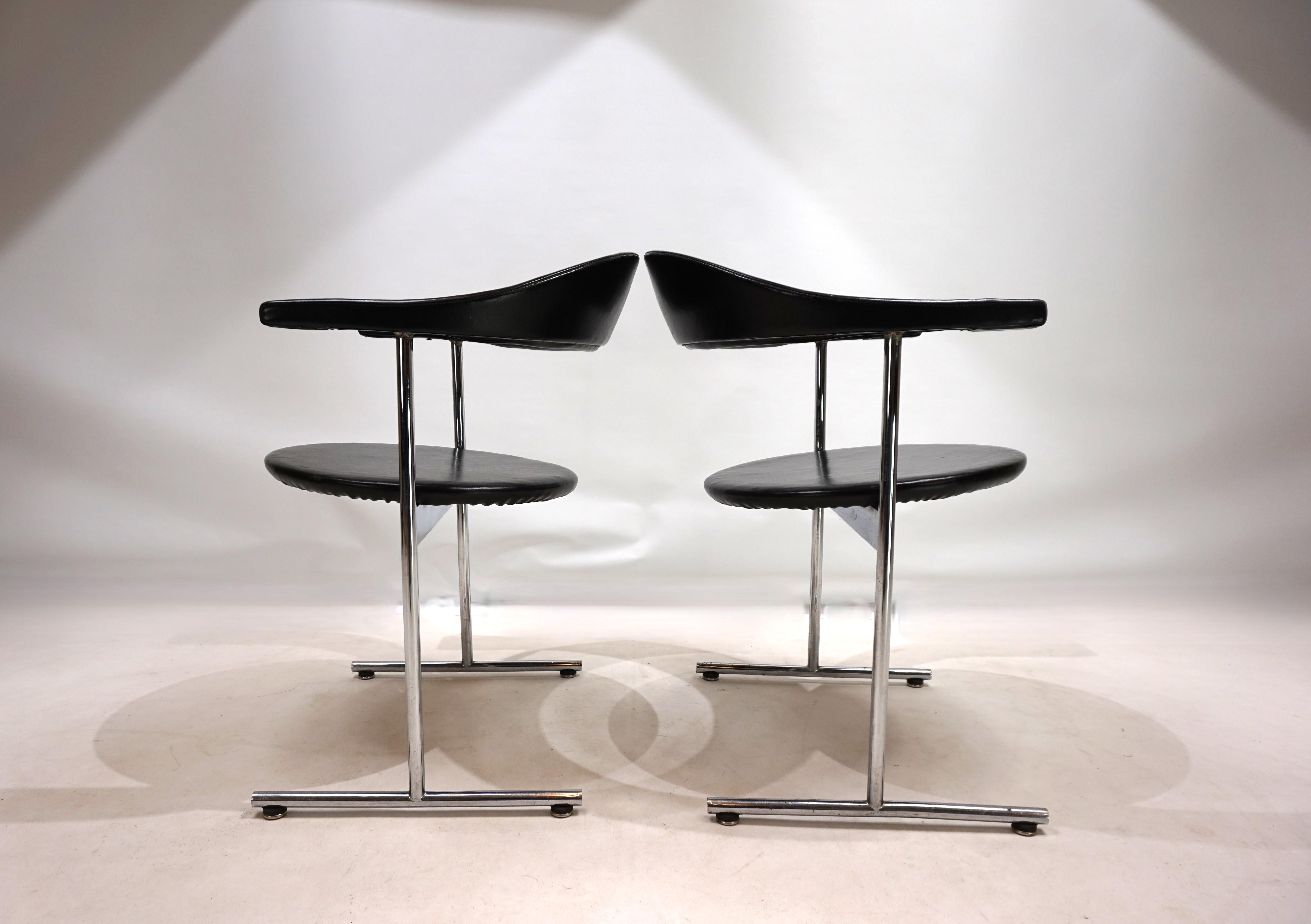 Set di 2 sedie Kaufeld Airport 037 di Geoffrey Harcourt, 1960 in vendita 13