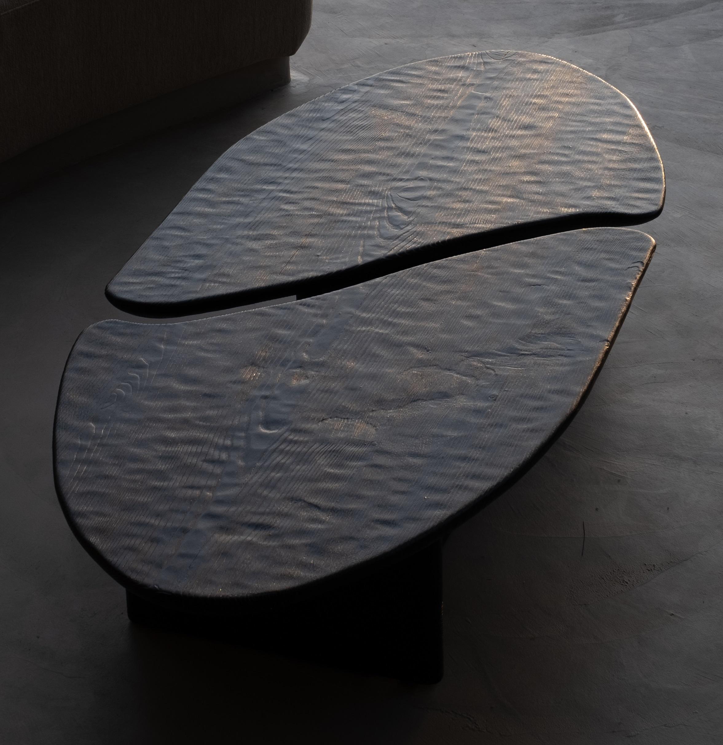 Set Of 2 Ketsugou European Oak Complementary Coffee Tables by Dennis Kaiser
Dimensions: D 80 x W 180 x H 35 cm.
Materials: European oak.

Handcrafted in Tuscany, Italy. Customization is available on request. Please contact us.

Handcrafted from