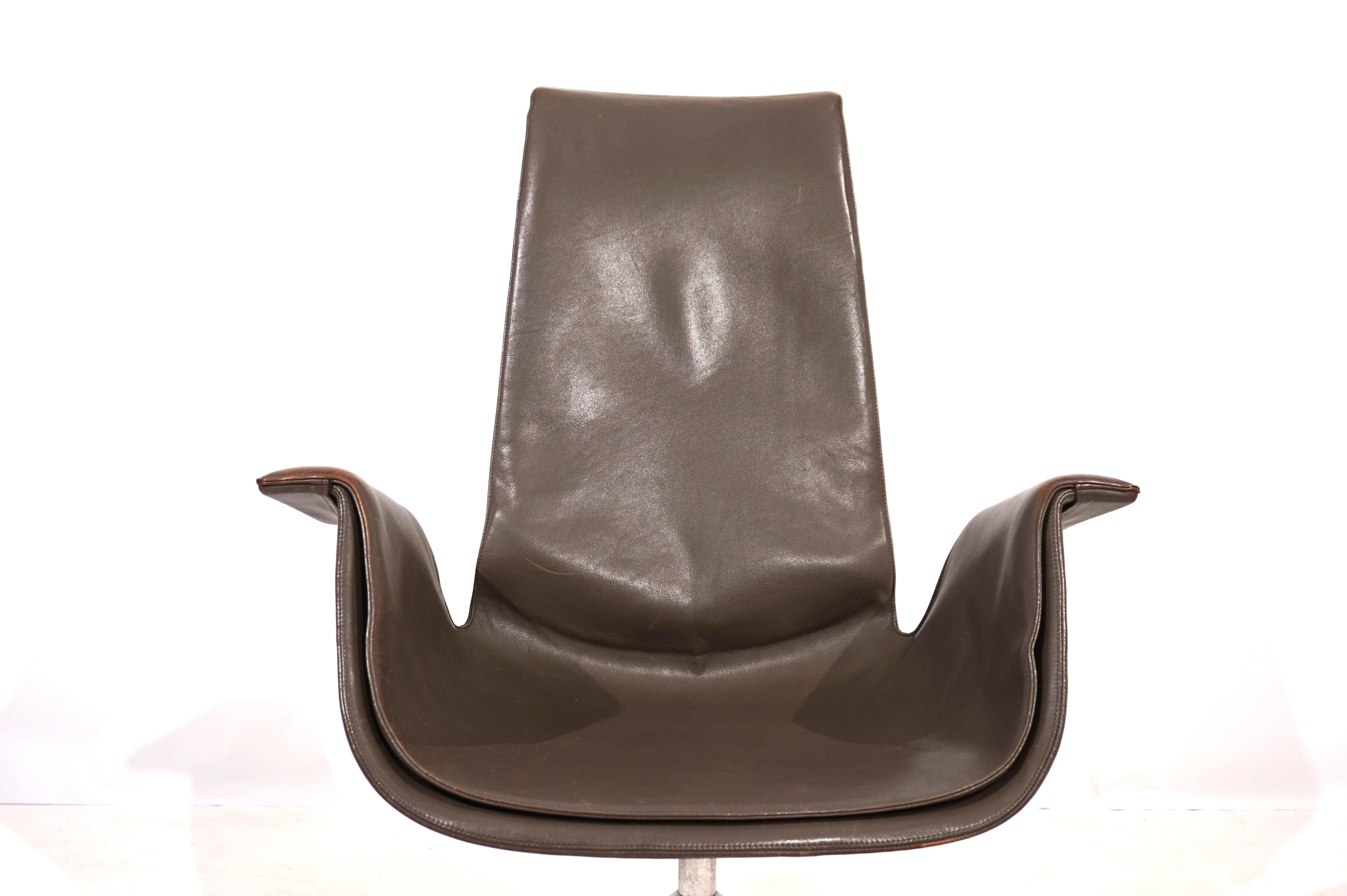 Set of 2 Kill International FK6725 leather chairs by Fabricius & Kastholm For Sale 7