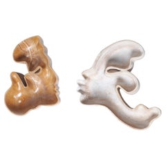 Set Of 2 Kiss Couple Marble Recipients by Jean Pascal Levy-Trumet