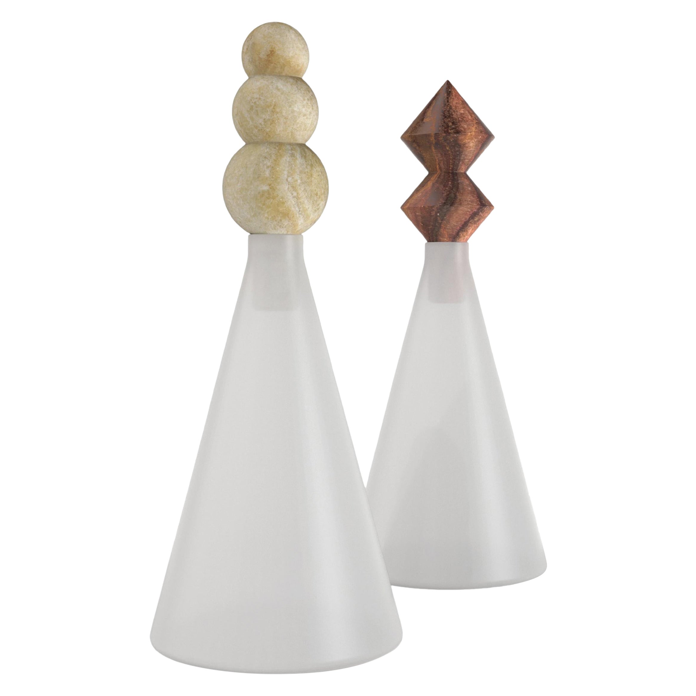 Ensemble de 2 bouteilles Kite V1 et V2 par Edizione Limitata