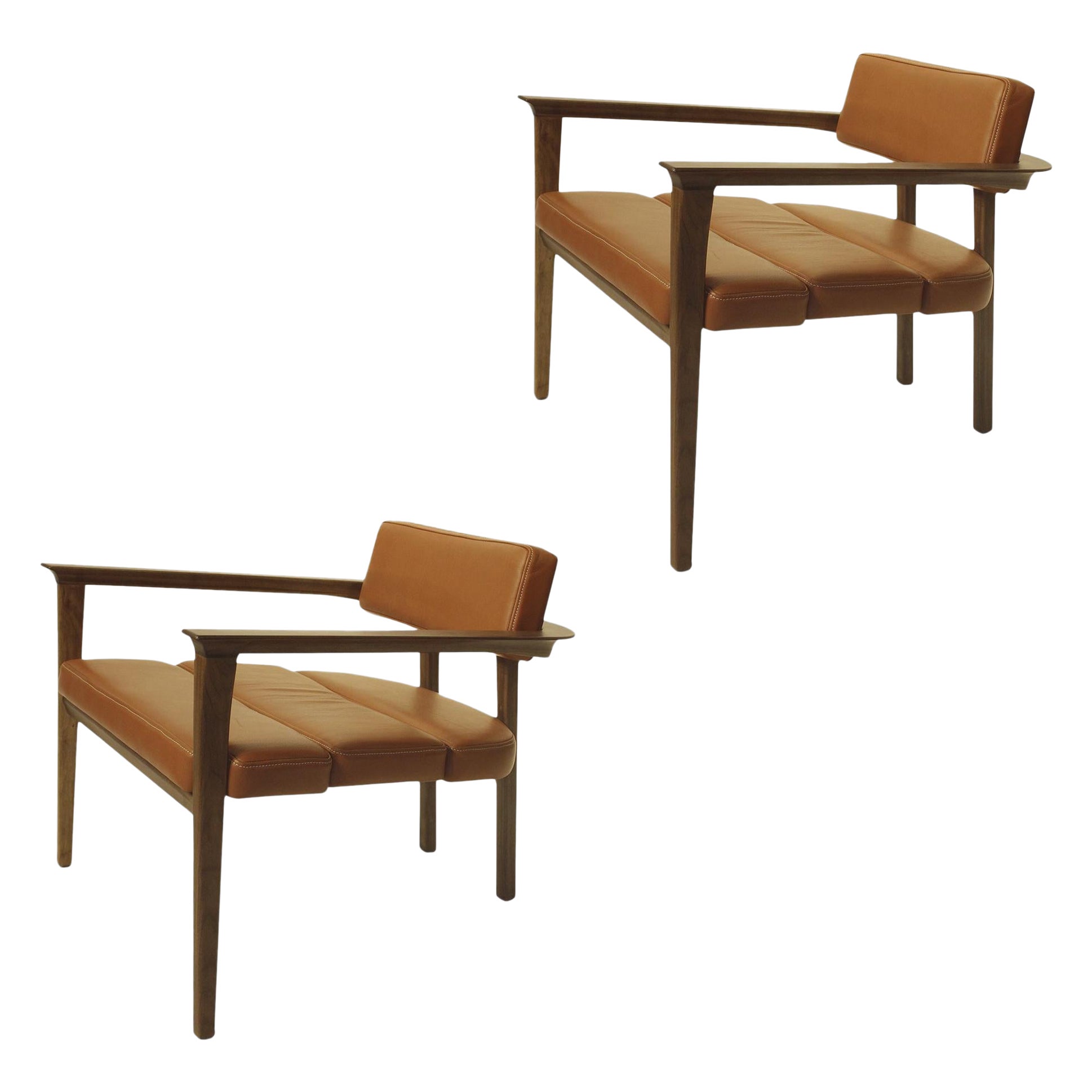 Ensemble de 2 fauteuils Klee par Arturo Verástegui en vente