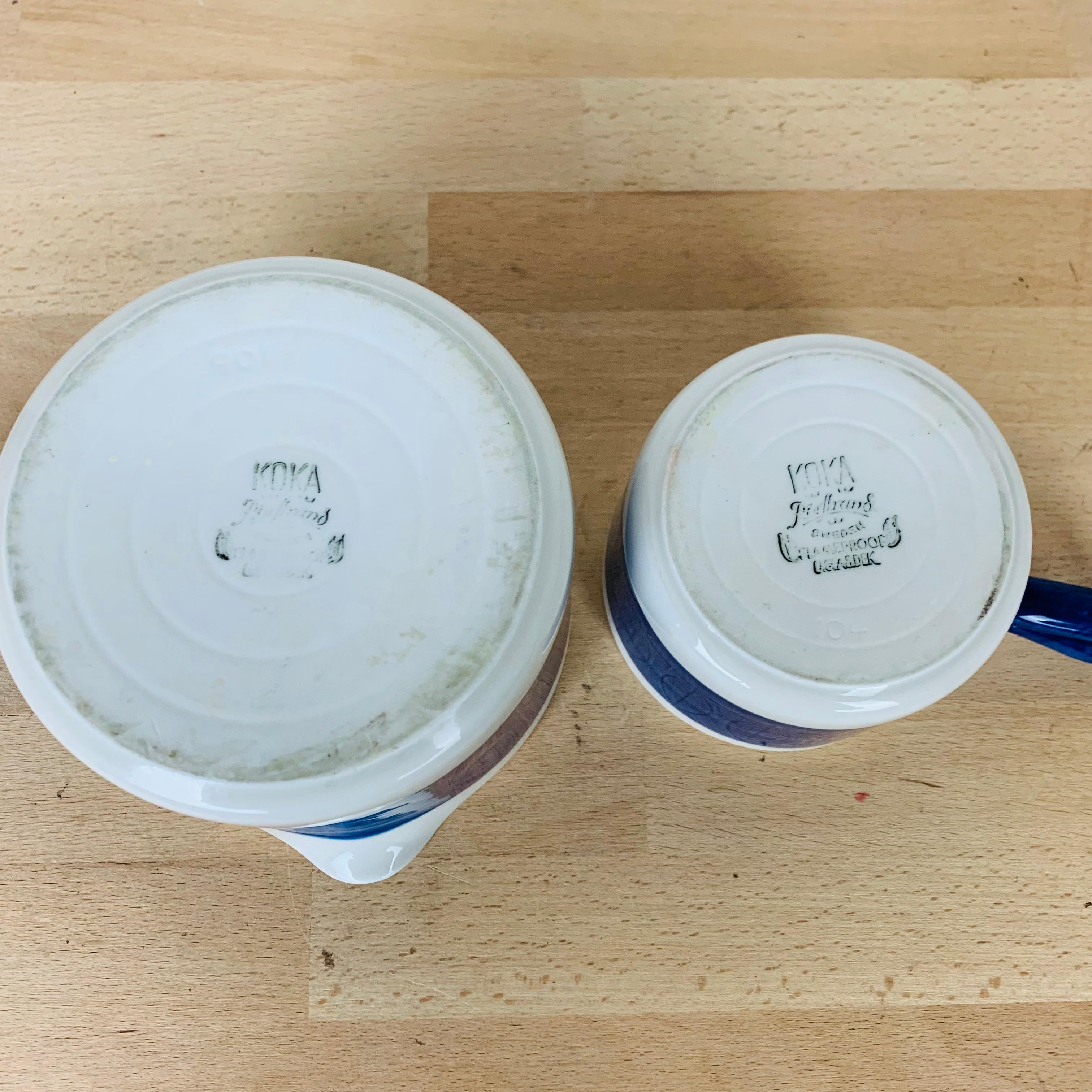 2er-Set Koka-Sauciere von Hertha Bengtson für Rörstrand Schweden im Angebot 4