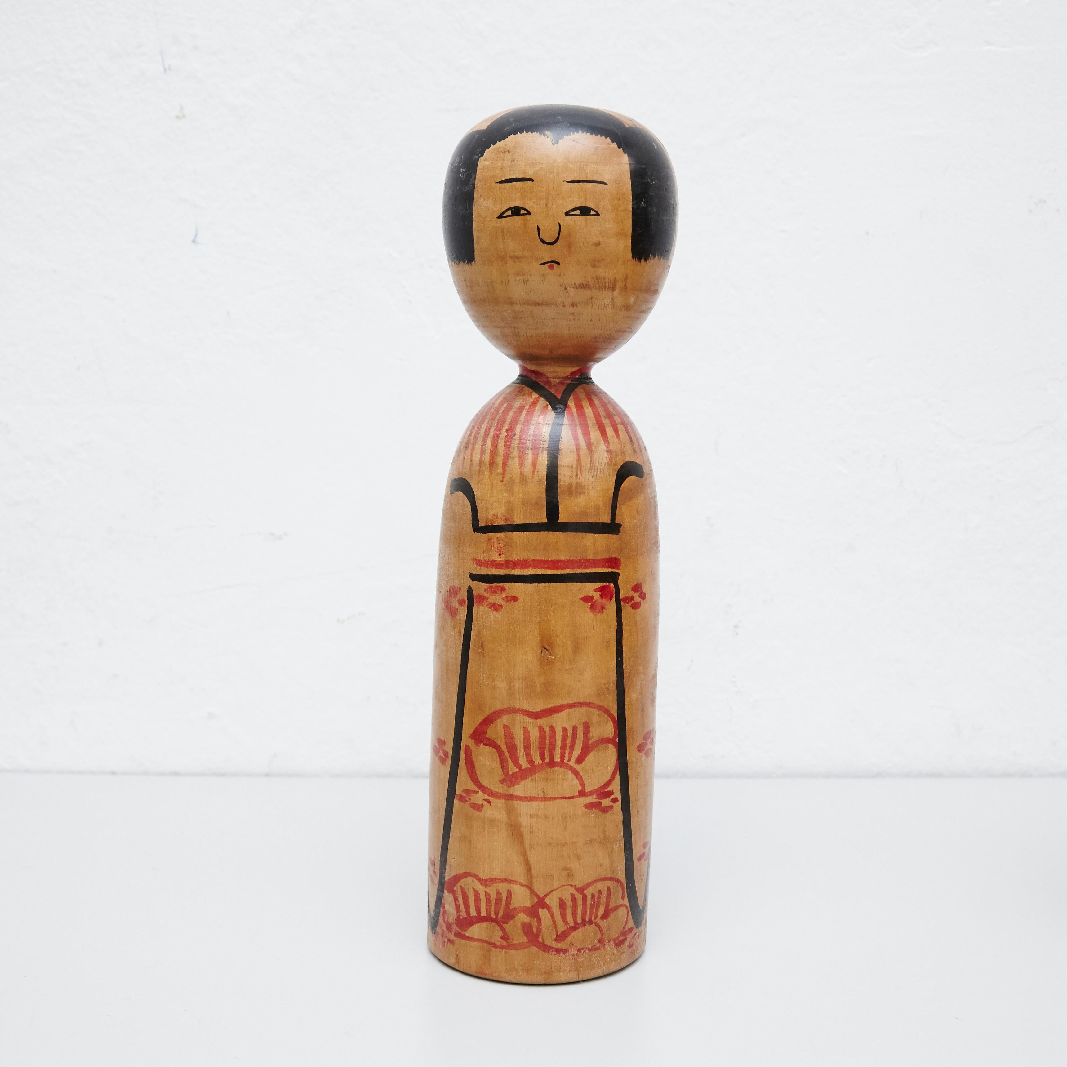 2er-Set „Kokeshi“-Puppen im Zustand „Gut“ in Barcelona, Barcelona