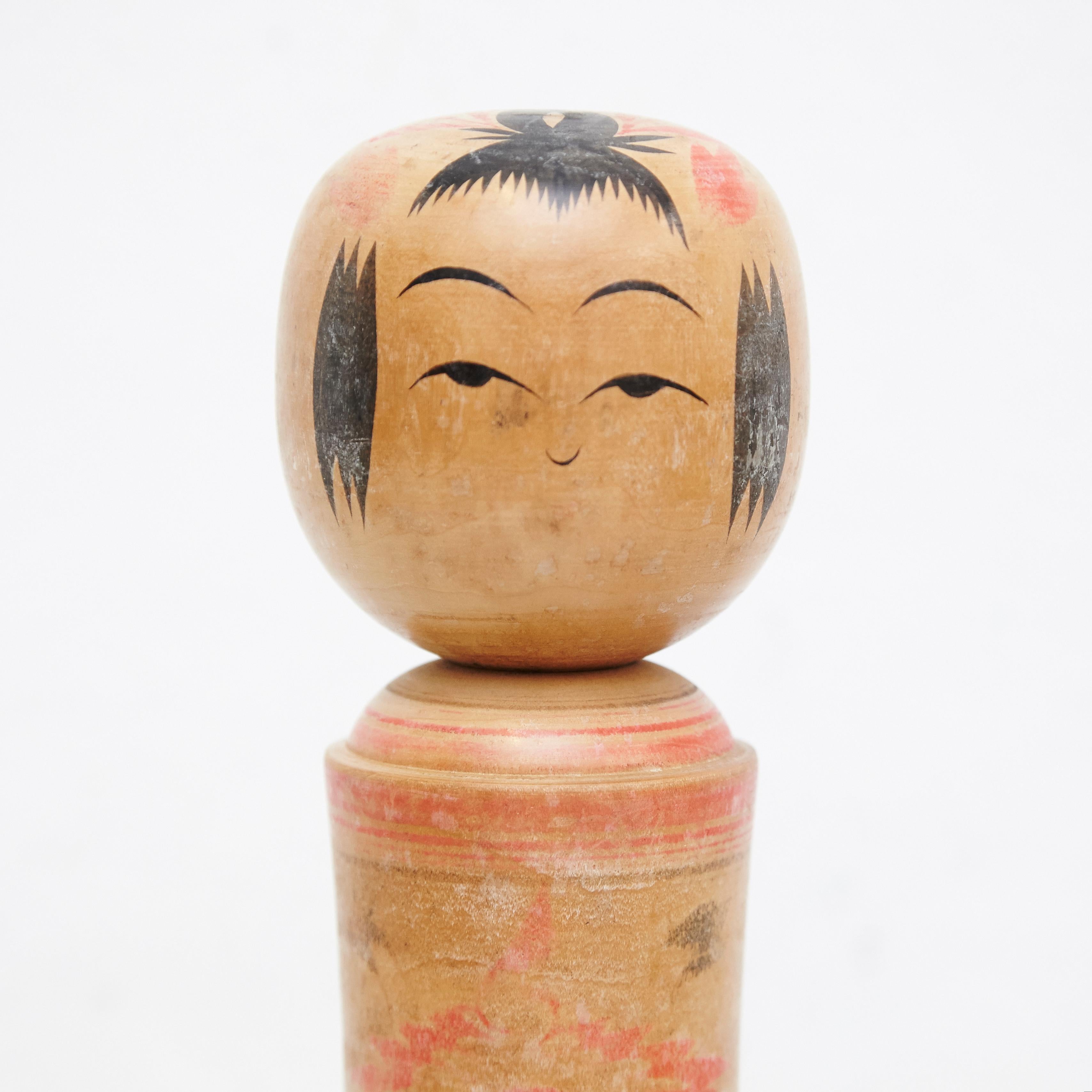 2er-Set „Kokeshi“-Puppen (20. Jahrhundert)