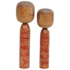 2er-Set „Kokeshi“-Puppen