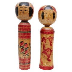 2er-Set „Kokeshi“-Puppen