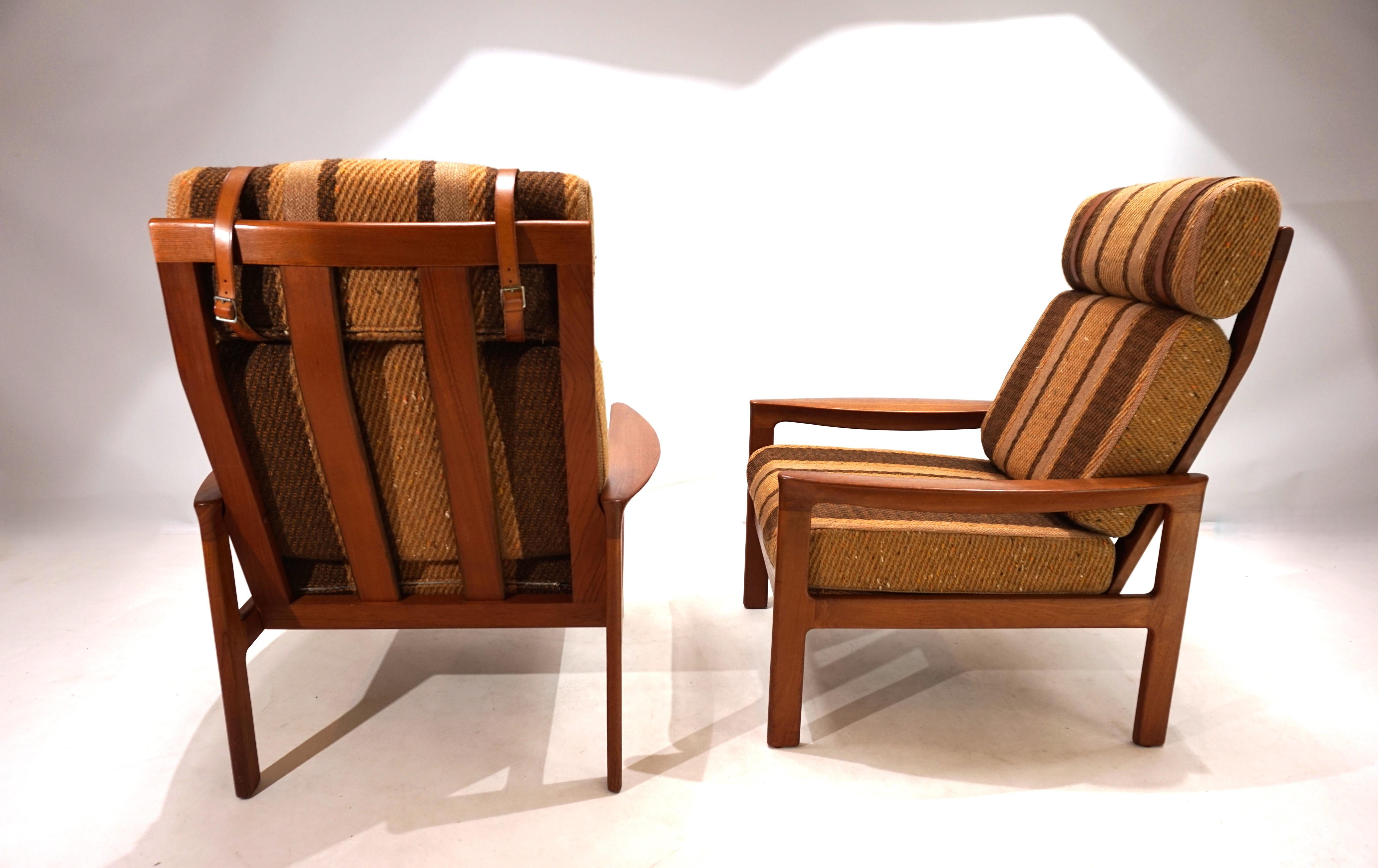 Set di 2 poltrone Komfort in teak di Arne Wahl Iversen, 1960 in vendita 4
