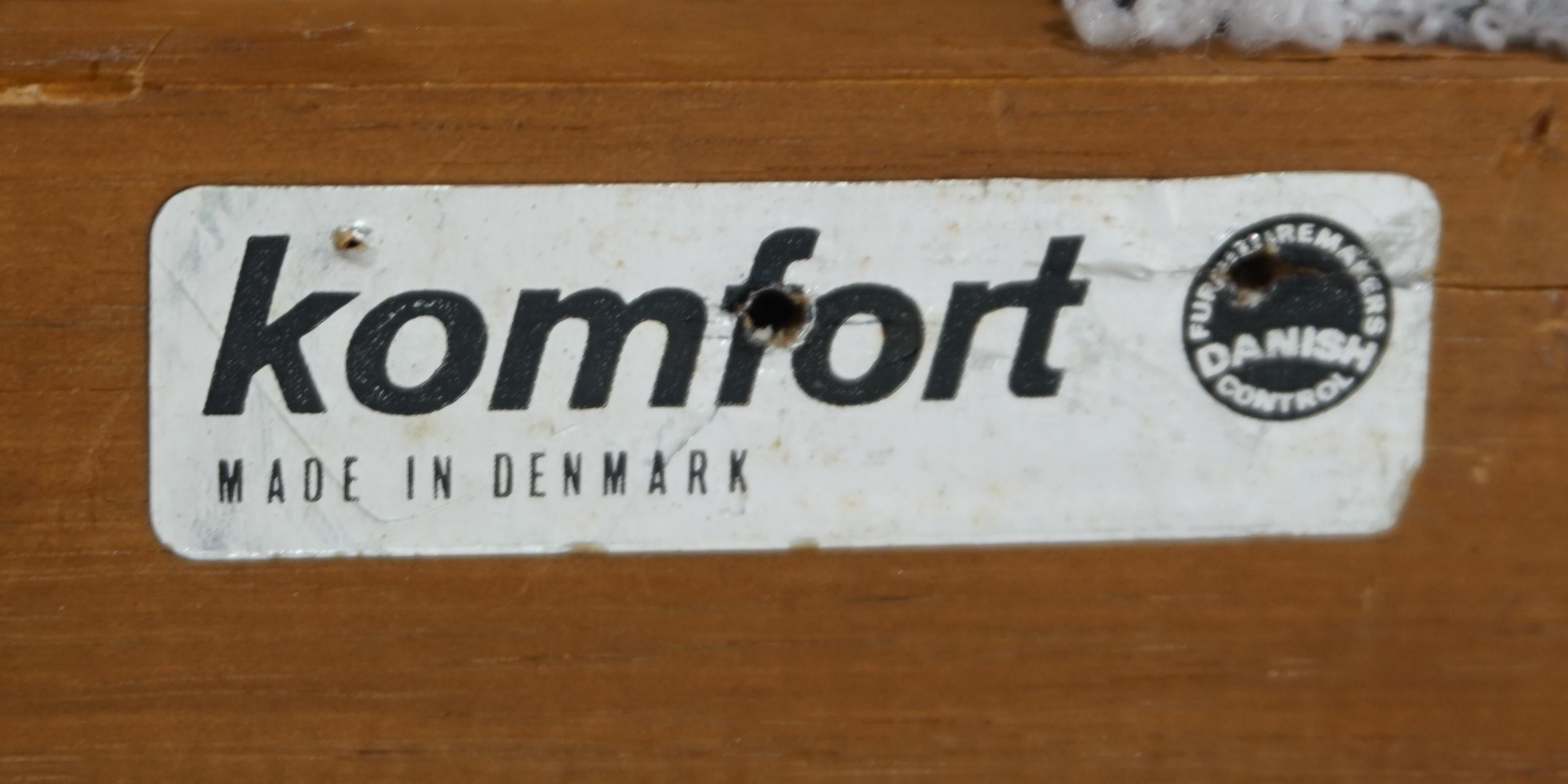 Set di 2 poltrone Komfort in teak di Arne Wahl Iversen, 1960 in vendita 7
