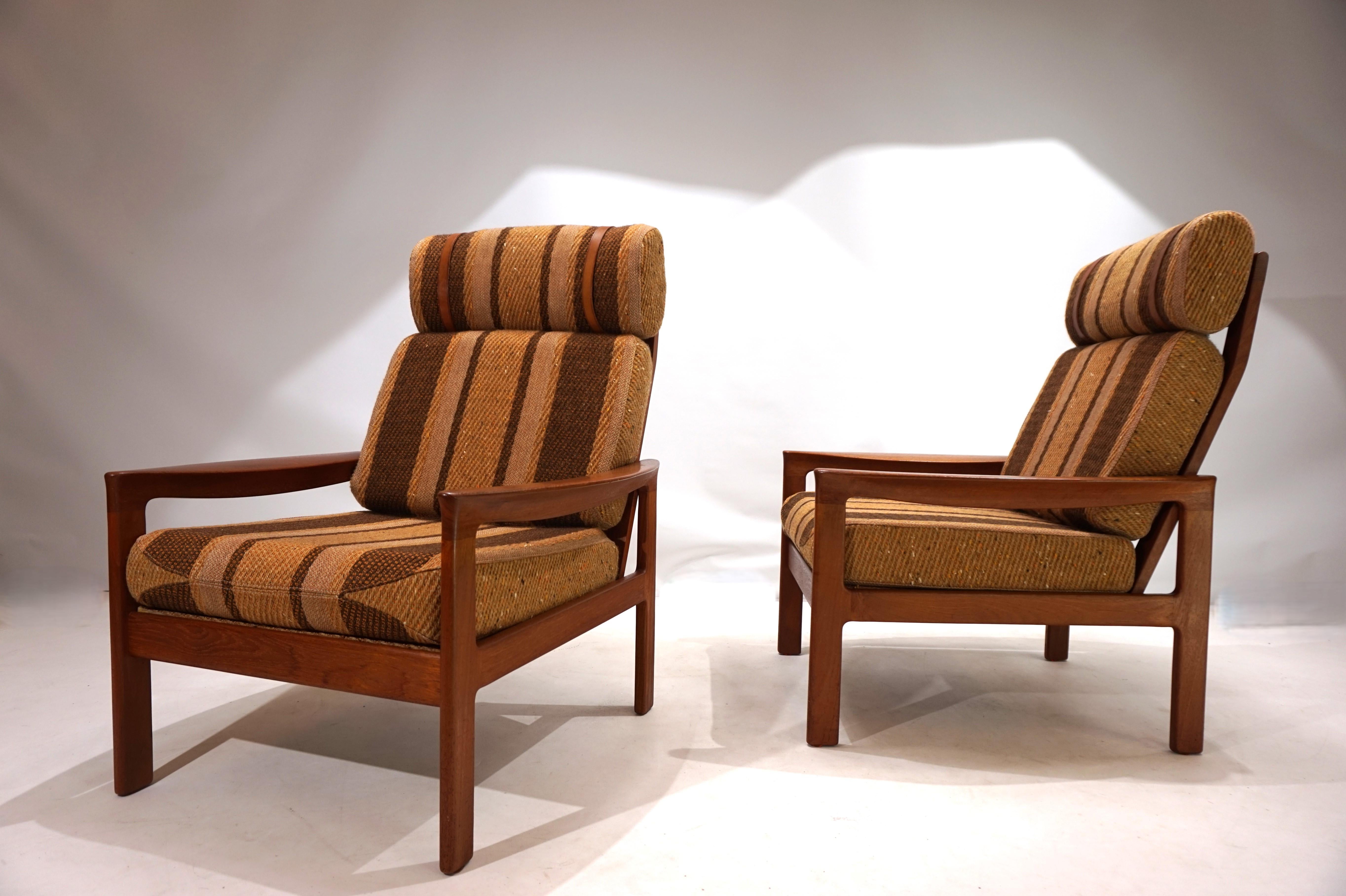 Set di 2 poltrone Komfort in teak di Arne Wahl Iversen, 1960 in vendita 9