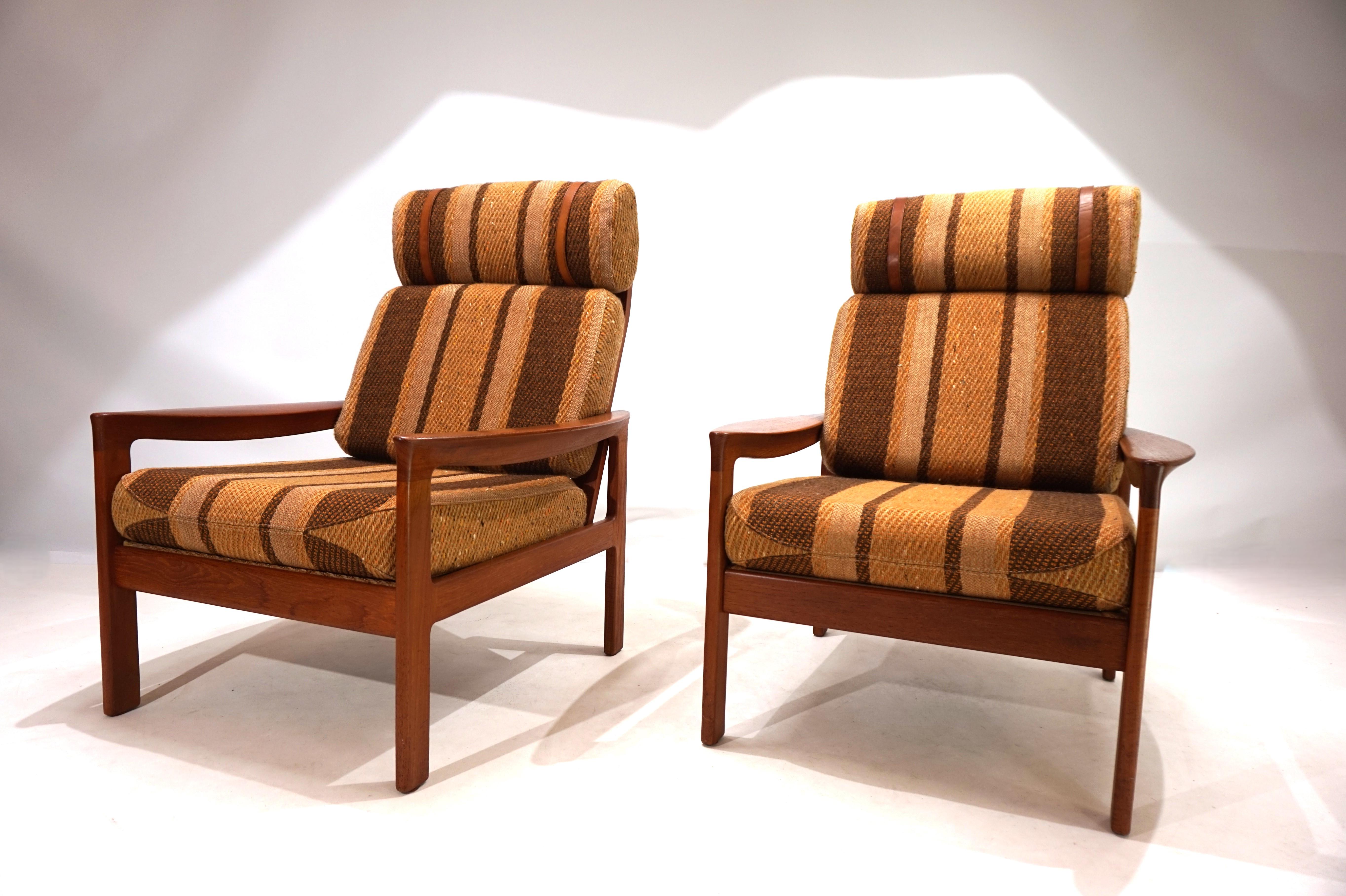 Set di 2 poltrone Komfort in teak di Arne Wahl Iversen, 1960 in vendita 10