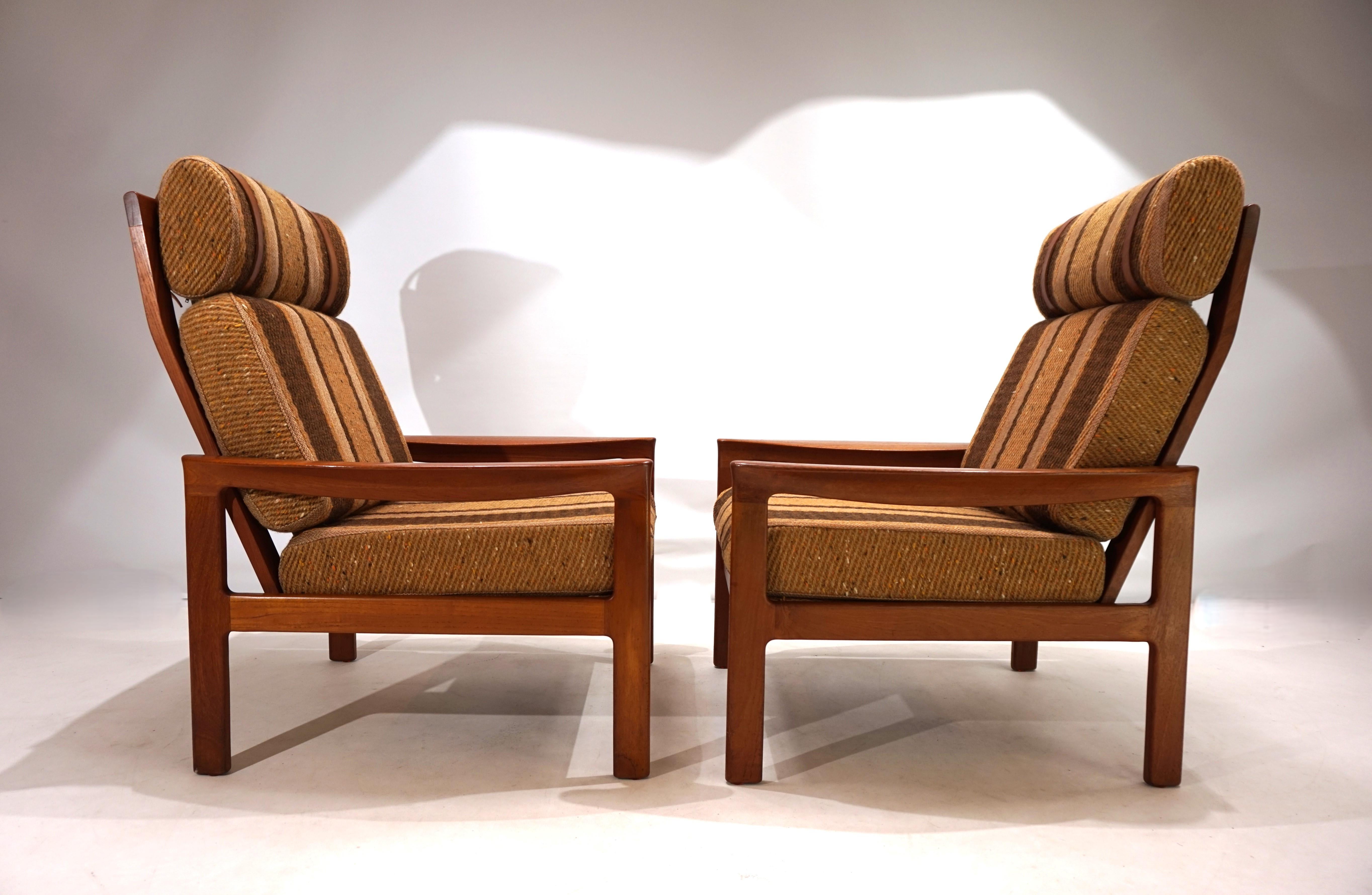 Set di 2 poltrone Komfort in teak di Arne Wahl Iversen, 1960 in vendita 11