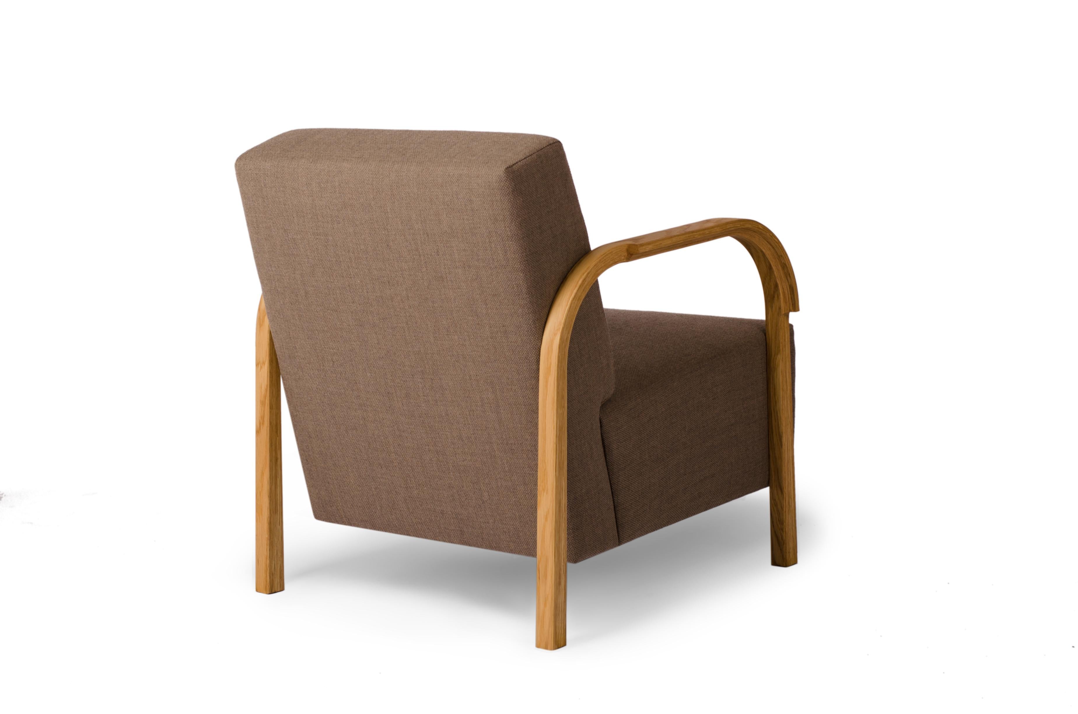 Post-Modern Set of 2 Kvadrat / Hallingdal & Fiord Arch Lounge Chairs by Mazo Design For Sale