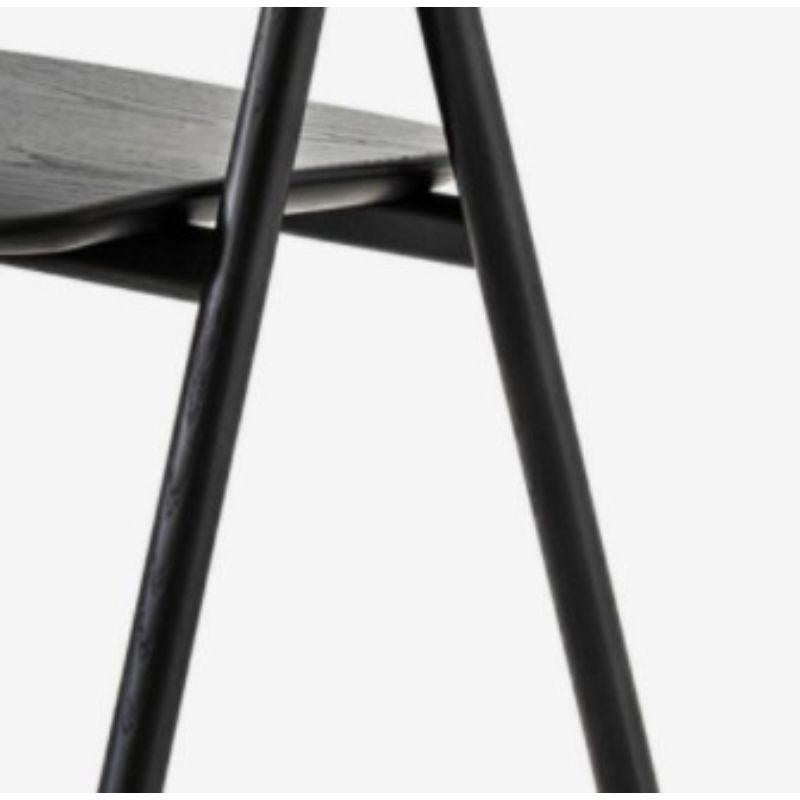 XXIe siècle et contemporain Ensemble de 2 chaises de salle à manger Laakso, noires, par Made by Choice en vente