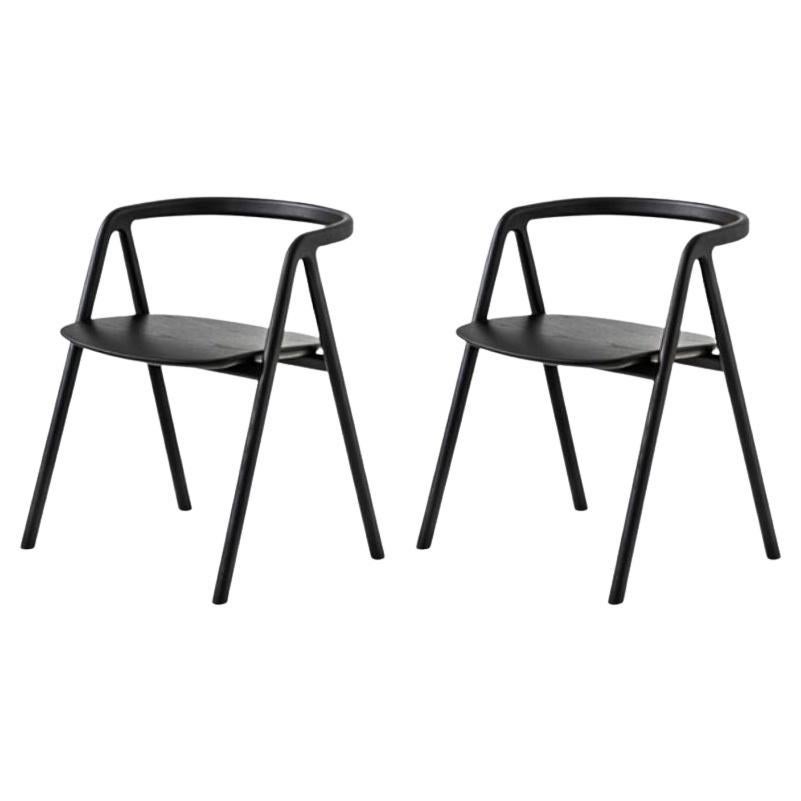 Set of 6 Dining Chairs Made by La Maison London For Sale at