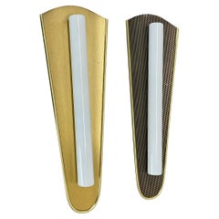 Vintage set of 2 large 37cm "honeycomb" theatre Wall Light elements, Germany, 1950