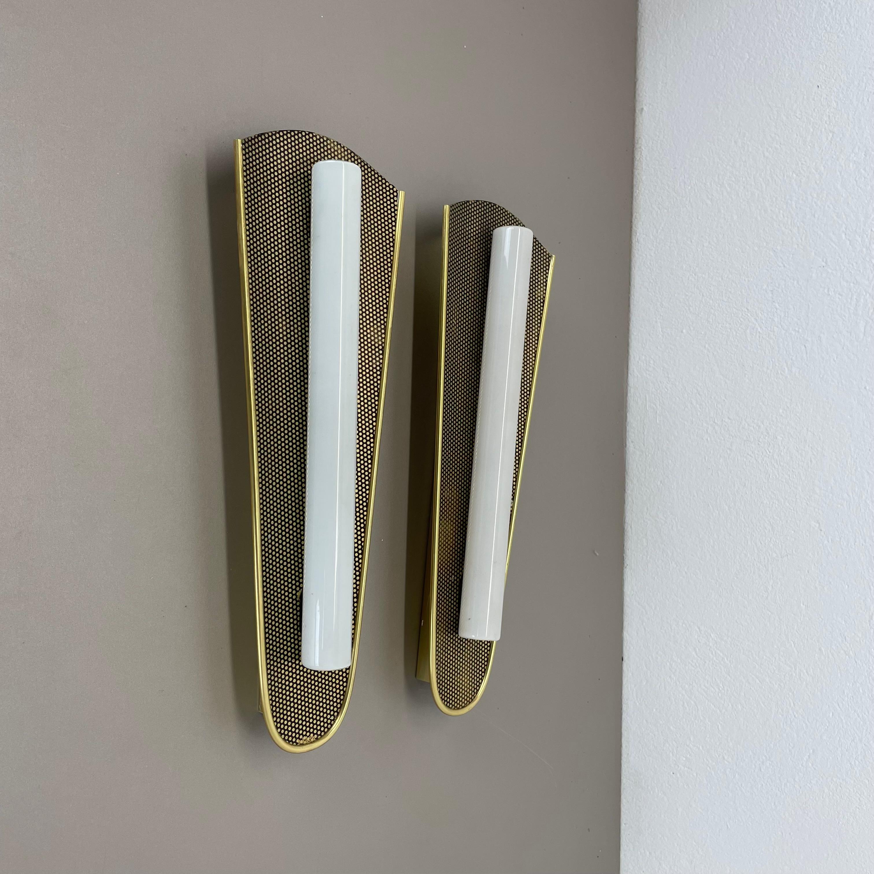 Mid-Century Modern set of 2 large 37cm 