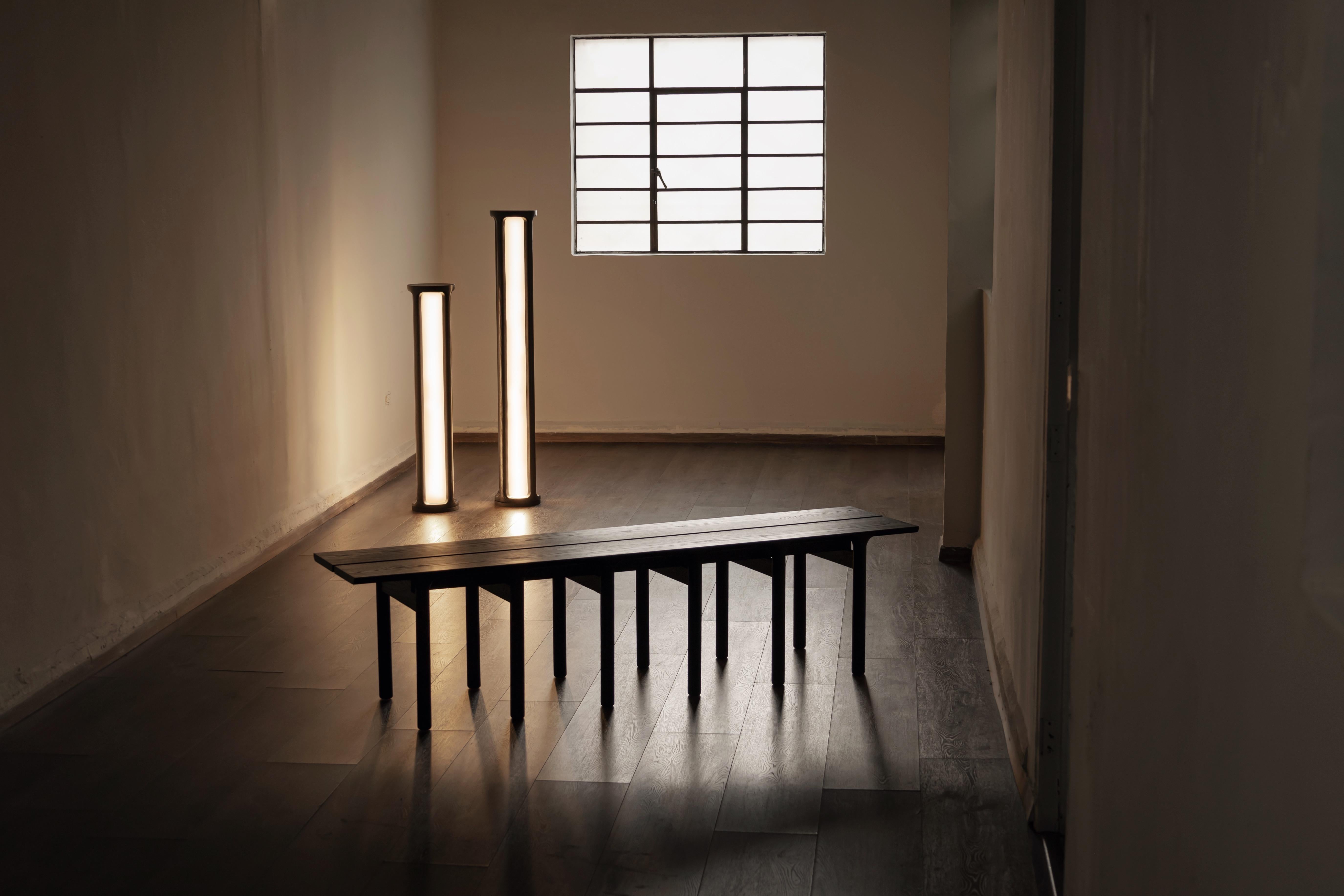 2er-Satz großer Aion-Lampen by Sebastián Angeles im Angebot 2
