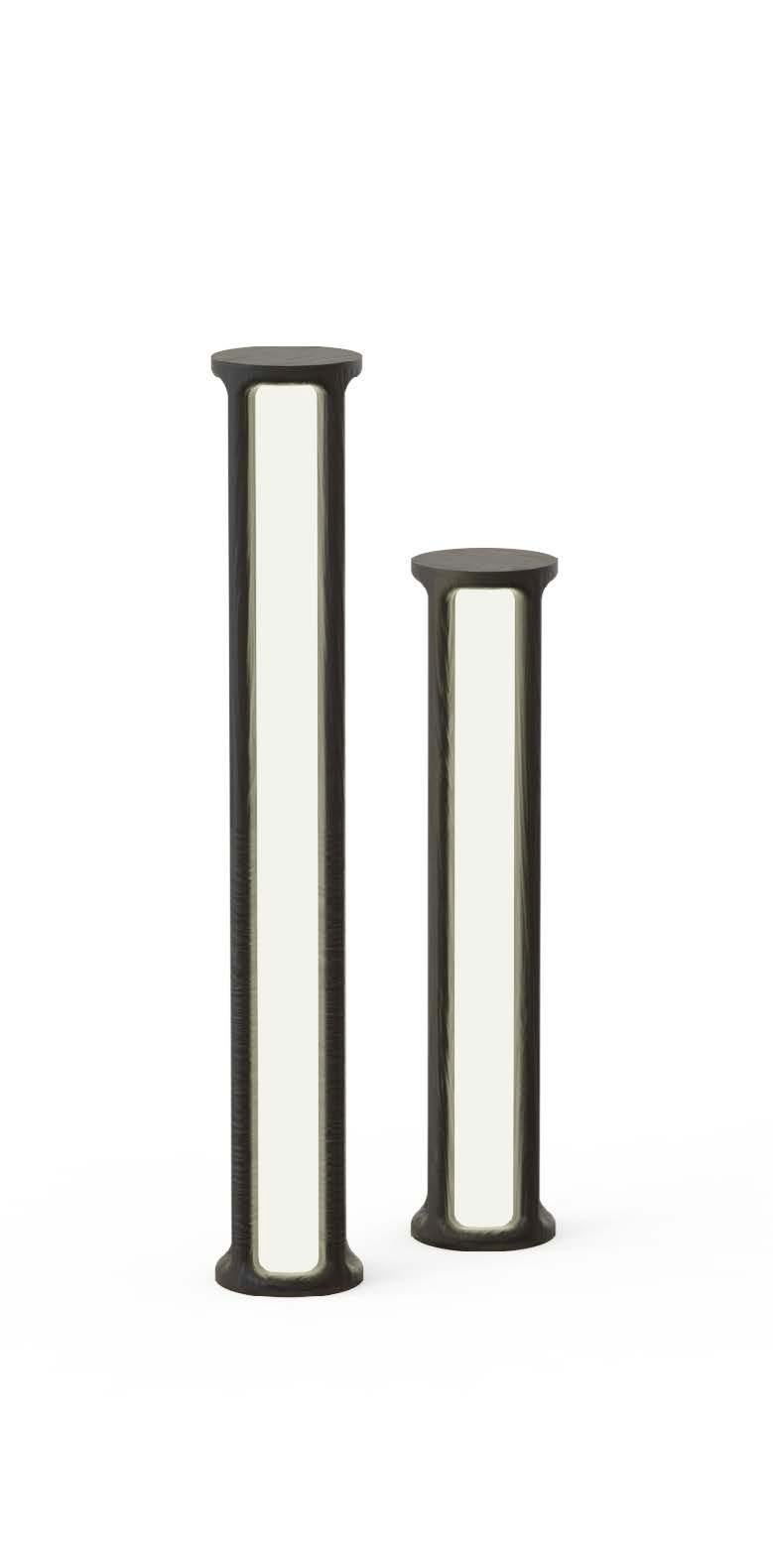 Post-Modern Set of 2 Large Aion Lamps by Sebastián Angeles For Sale