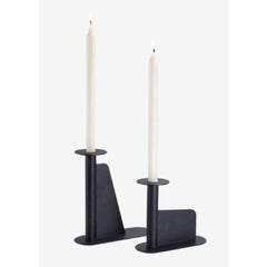 Set of 2 Large and Small Safran Candle Holder by Radar