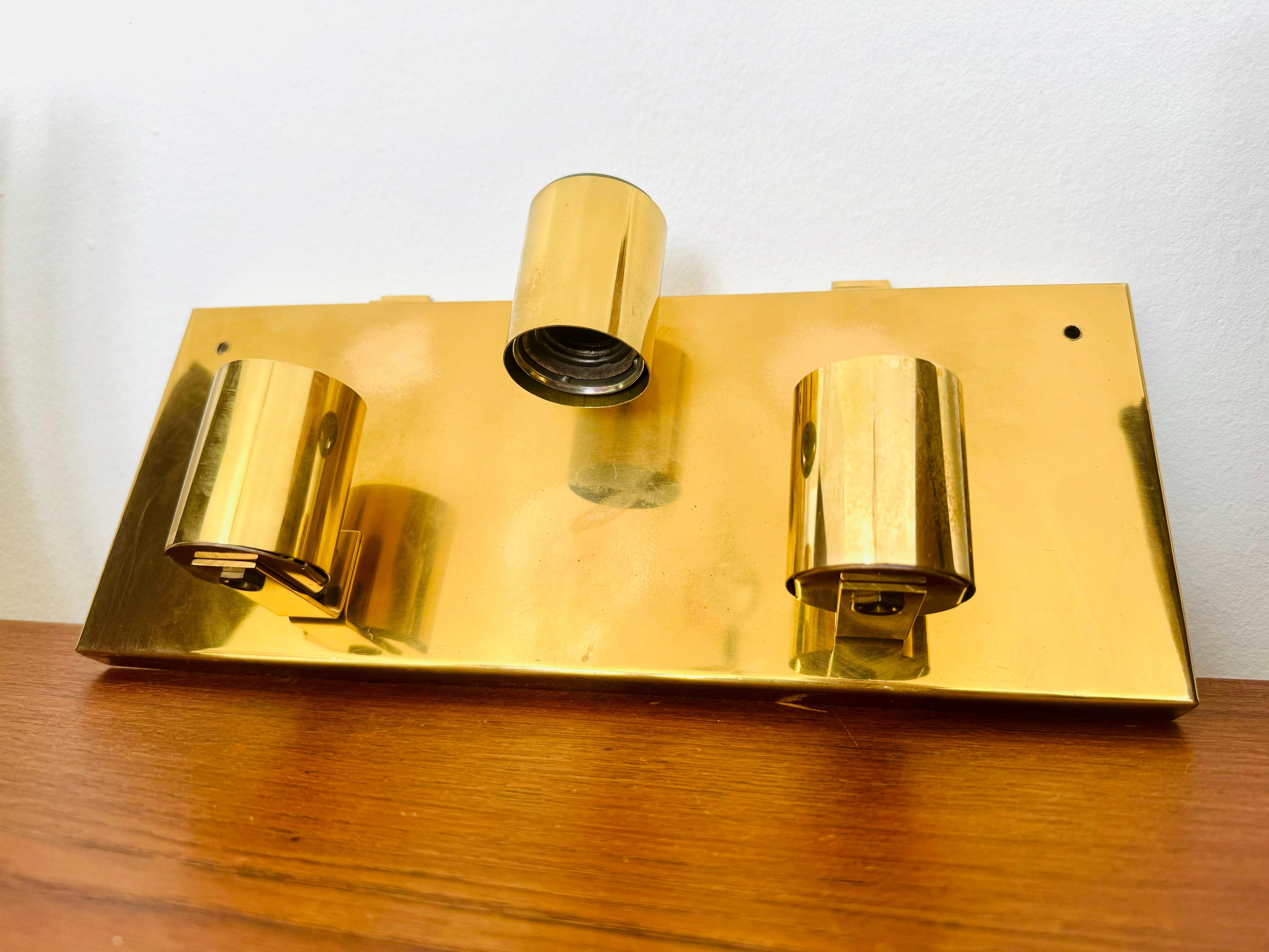 Set of 2 Large Brass Sconces For Sale 7