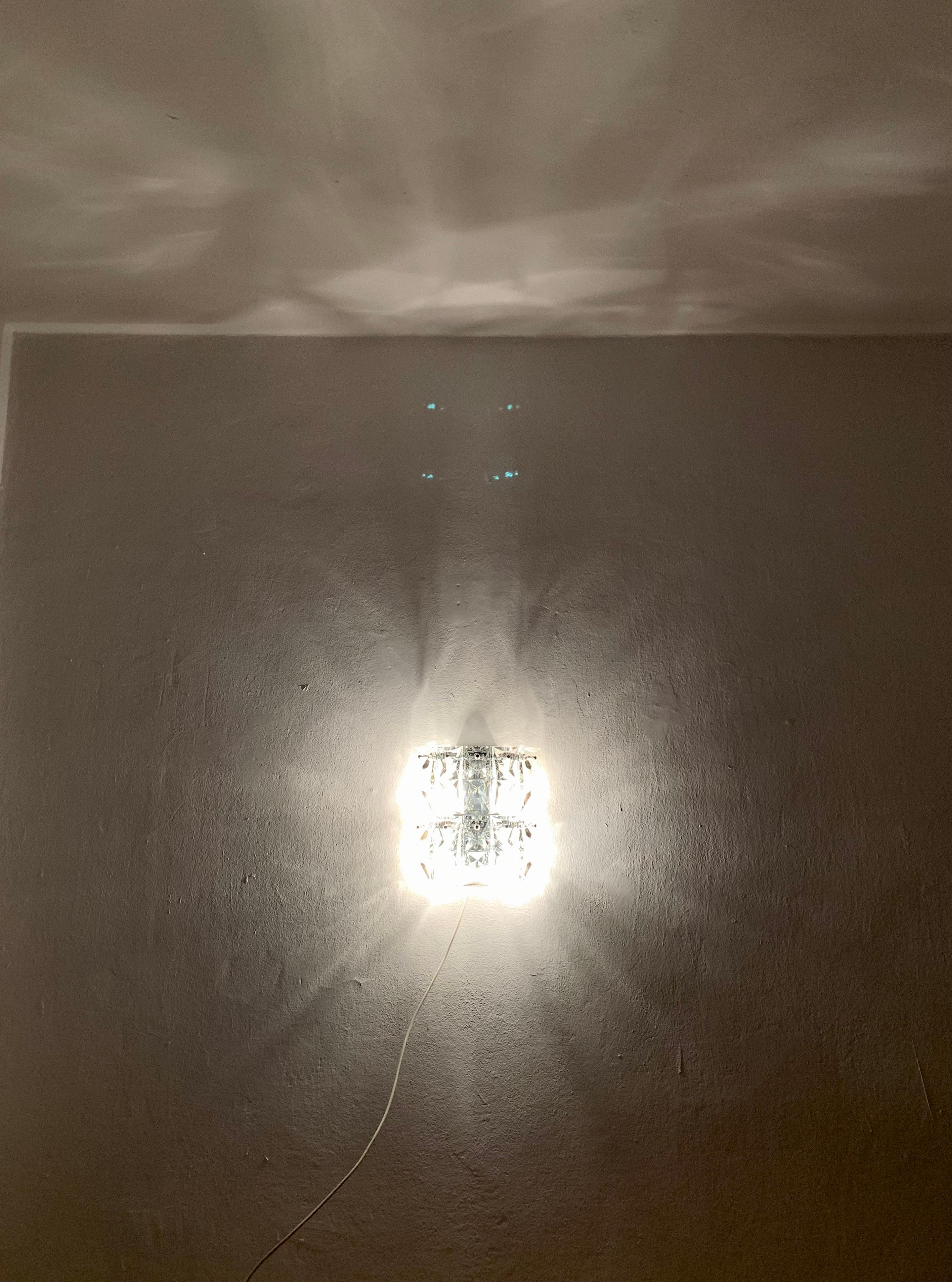 Juego de 2 apliques grandes de cristal by Ott en venta 2