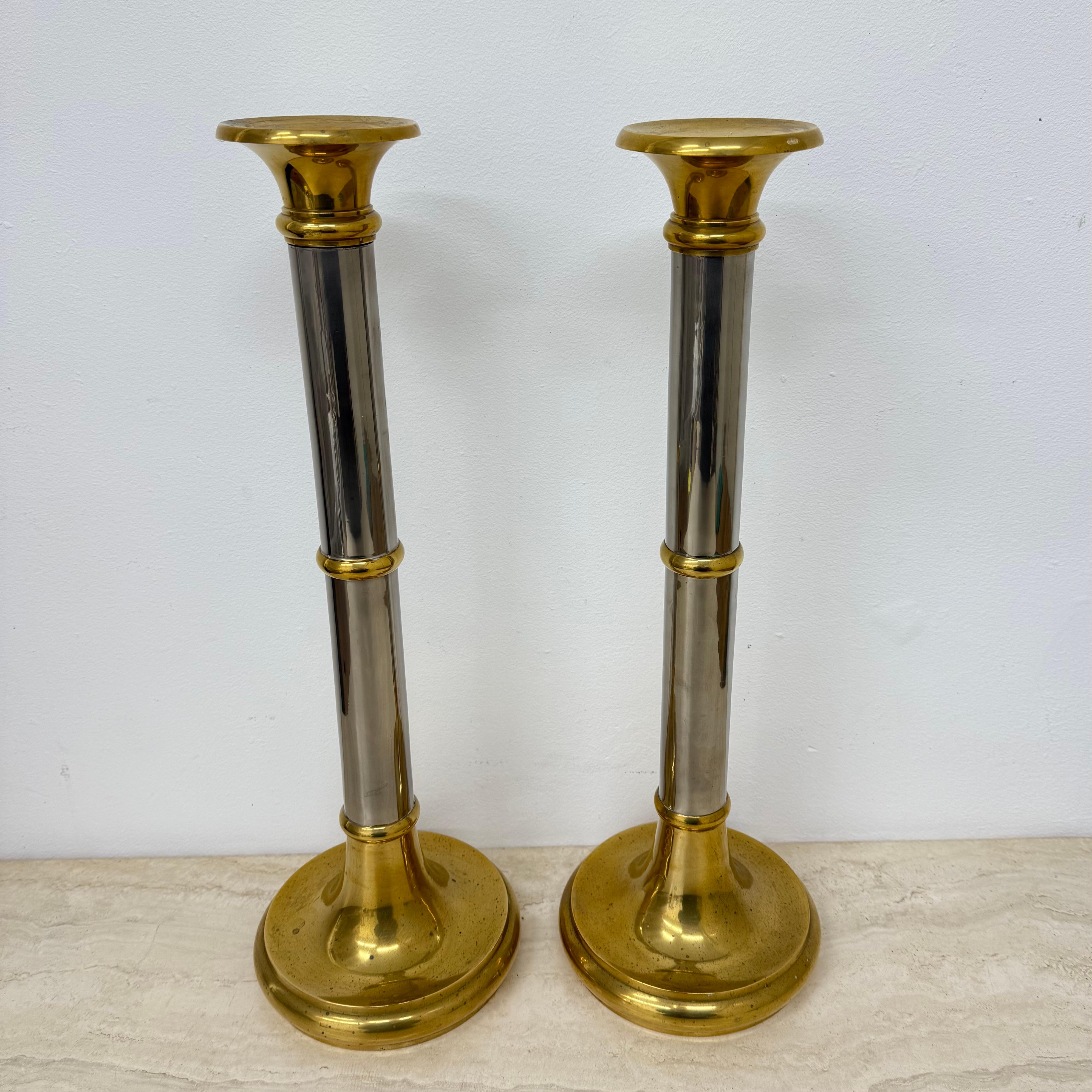 Set von 2 großen Kerzenständern im Gunther Lambert-Design, 1970er Jahre im Angebot 6