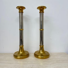 Set von 2 großen Kerzenständern im Gunther Lambert-Design, 1970er Jahre