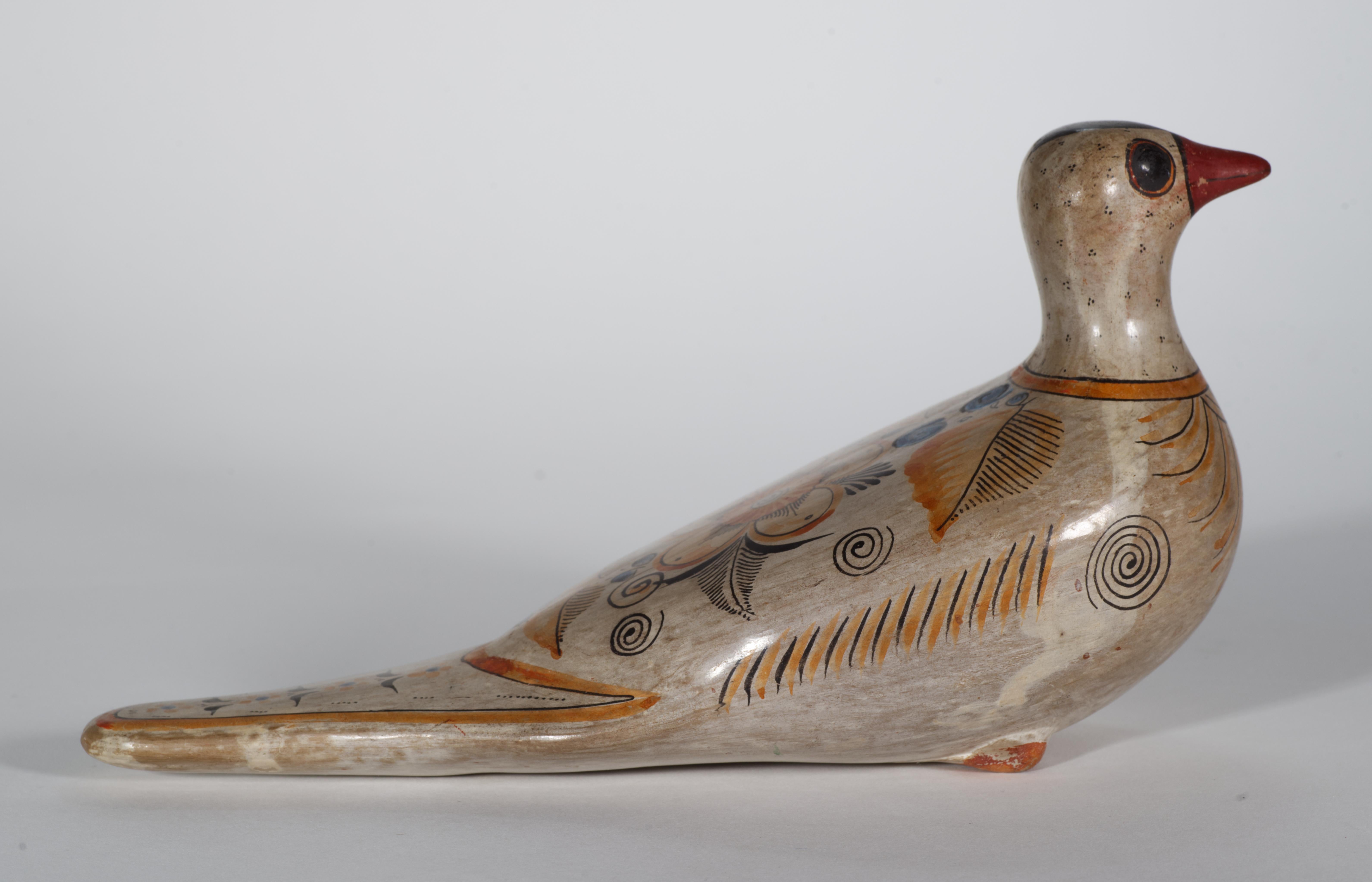 Conjunto de 2 grandes esculturas modernistas de pájaros de tonala en venta 3