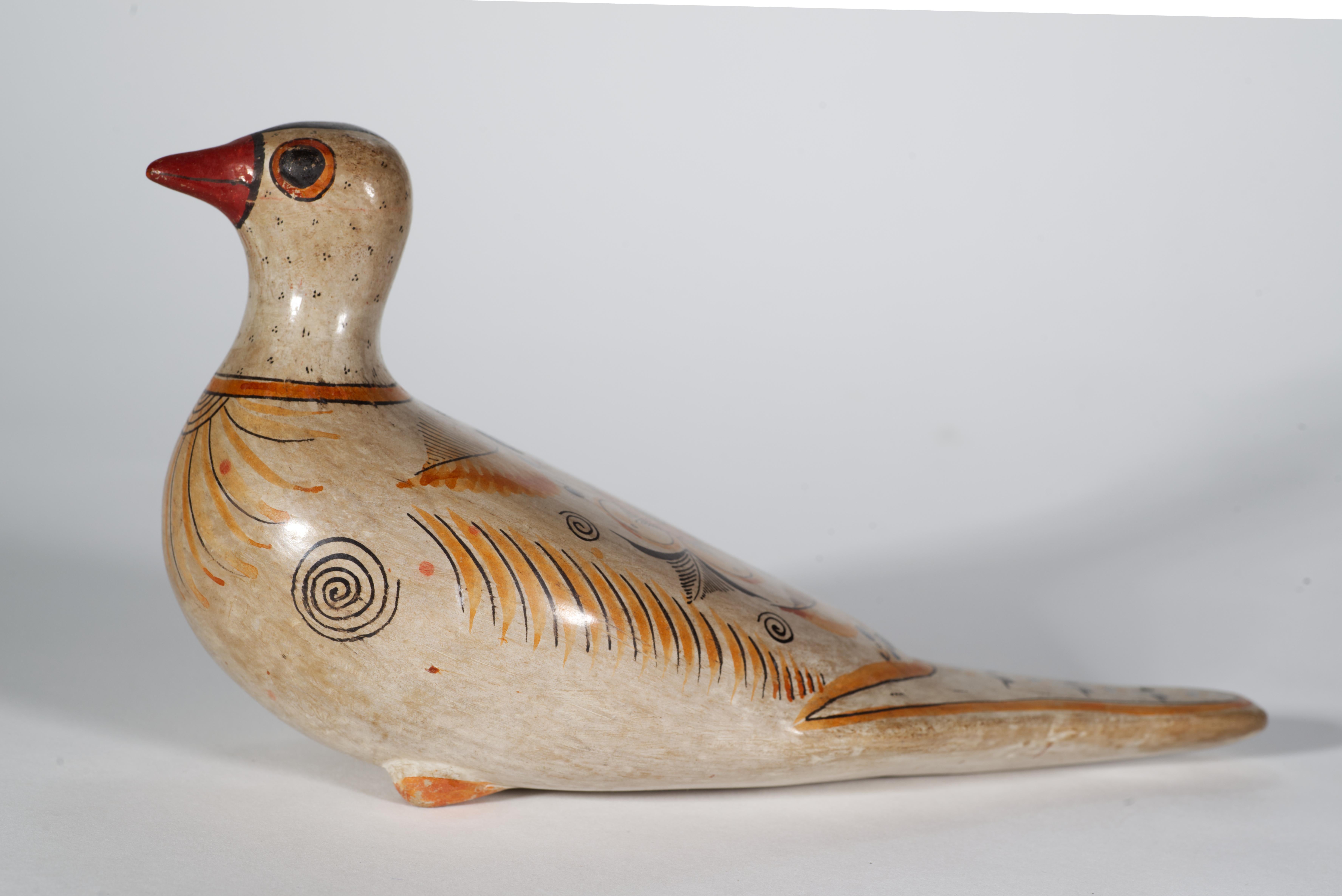 Conjunto de 2 grandes esculturas modernistas de pájaros de tonala Mexicano en venta