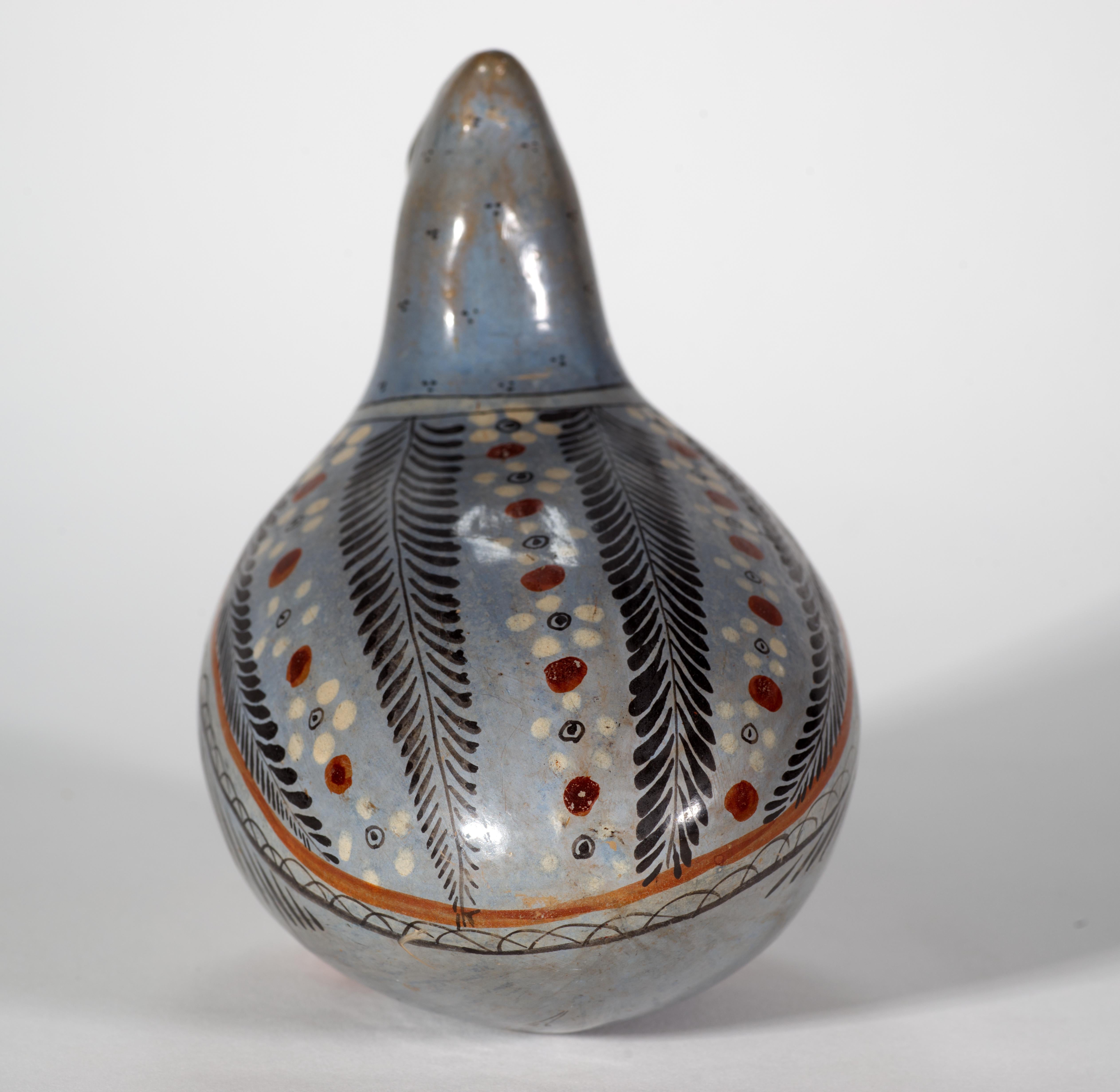 Conjunto de 2 grandes esculturas modernistas de pájaros de tonala Cerámico en venta