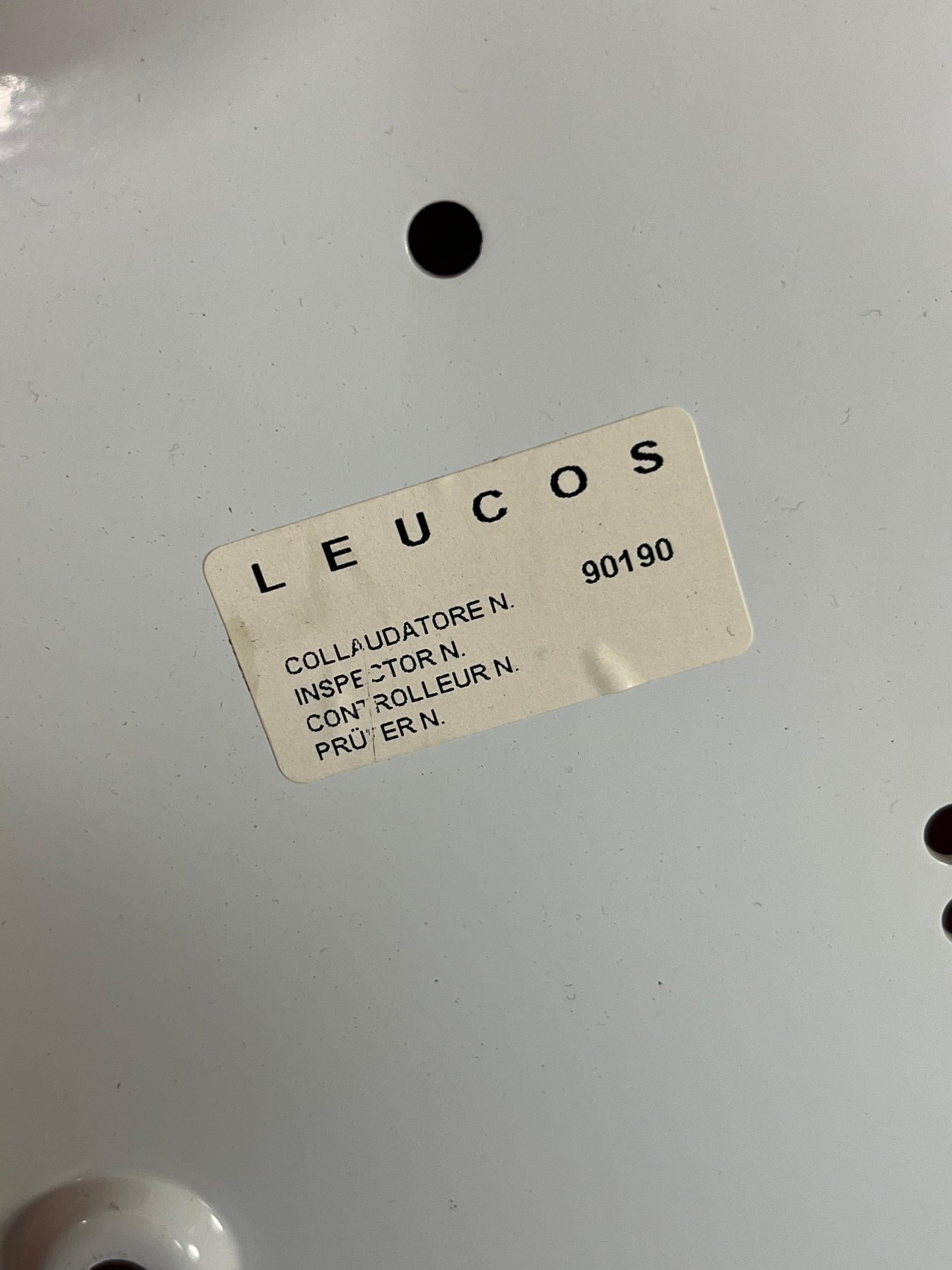 Set Of 2 Large Murano Glass Wall Lamps Leucos, 1980s For Sale 6