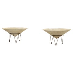 Used Set of 2 large planters by Willy Guhl for Eternit AG, 1960s Switzerland. 