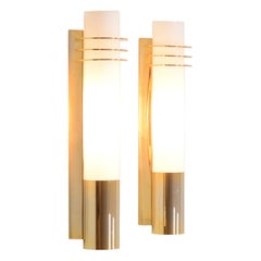 Set of 2 Large Sconces by Limburg Glashütte