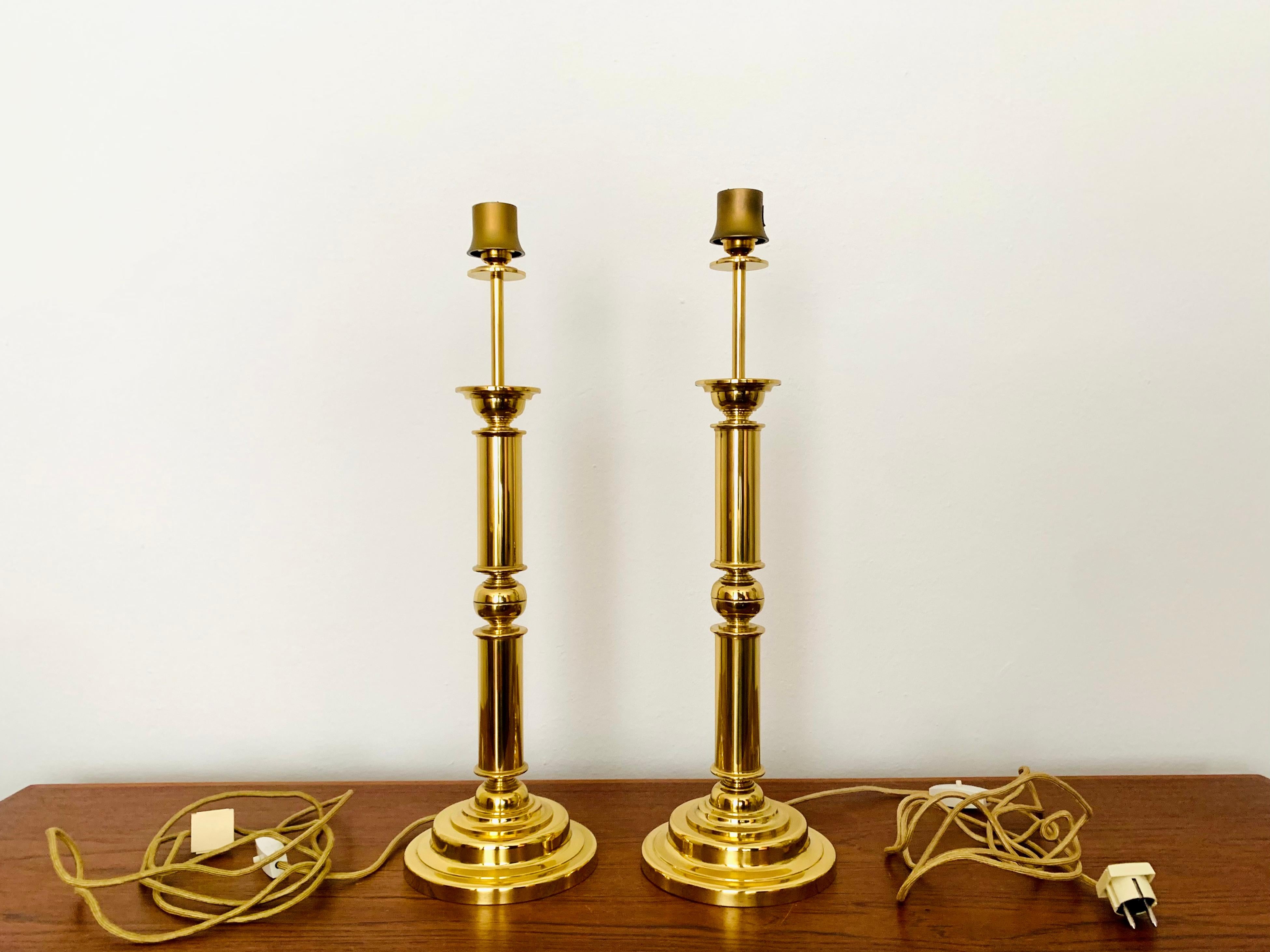 2er-Set große Tischlampen by Vereinigte Werkstätten Collection'S im Angebot 5