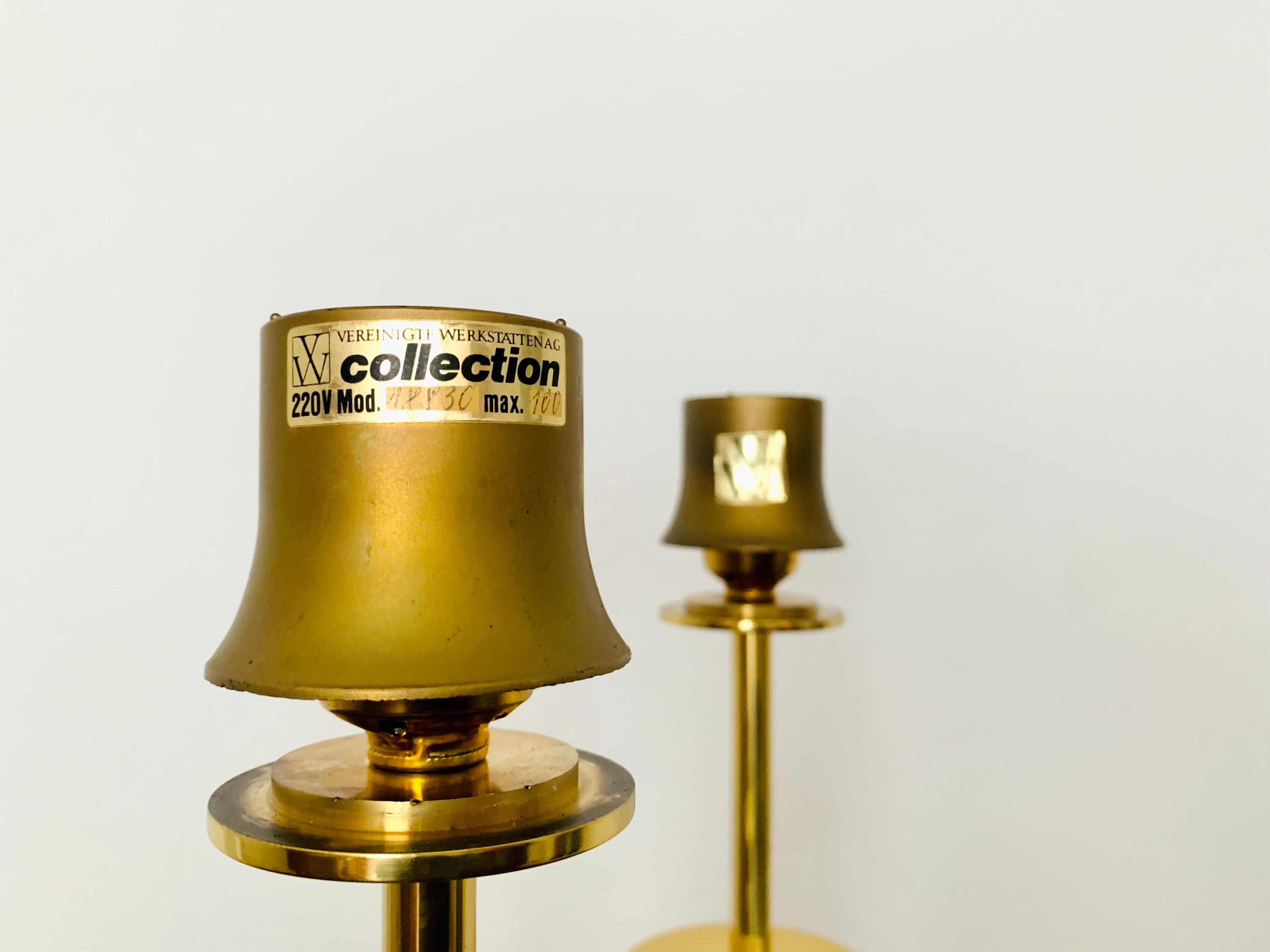 2er-Set große Tischlampen by Vereinigte Werkstätten Collection'S im Angebot 10