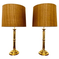 Set of 2 Large Table Lamps by Vereinigte Werkstätten Collection