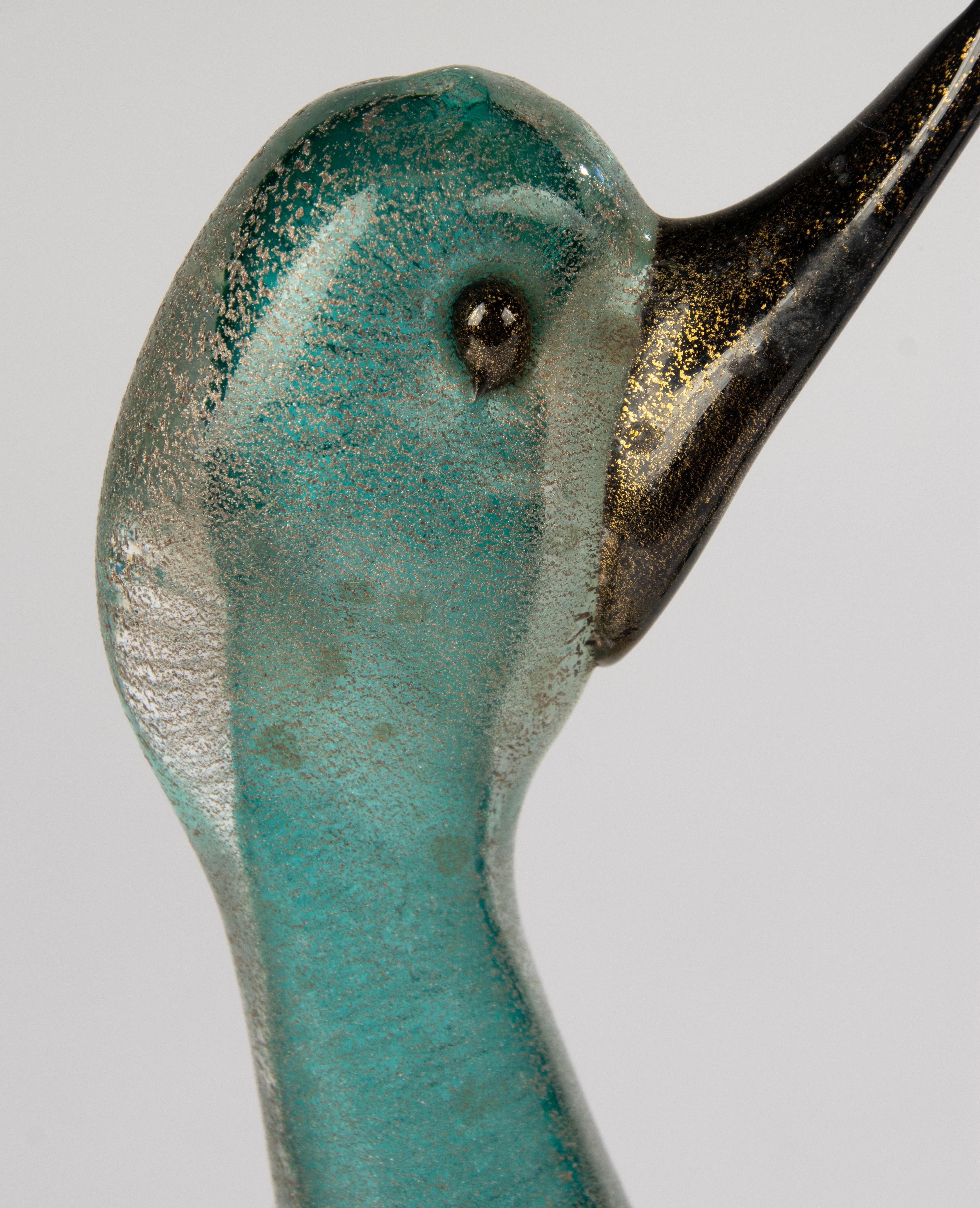 Ensemble de 2 figurines en verre d'art de la fin du 20e siècle - Canards - Cenedese Murano en vente 4