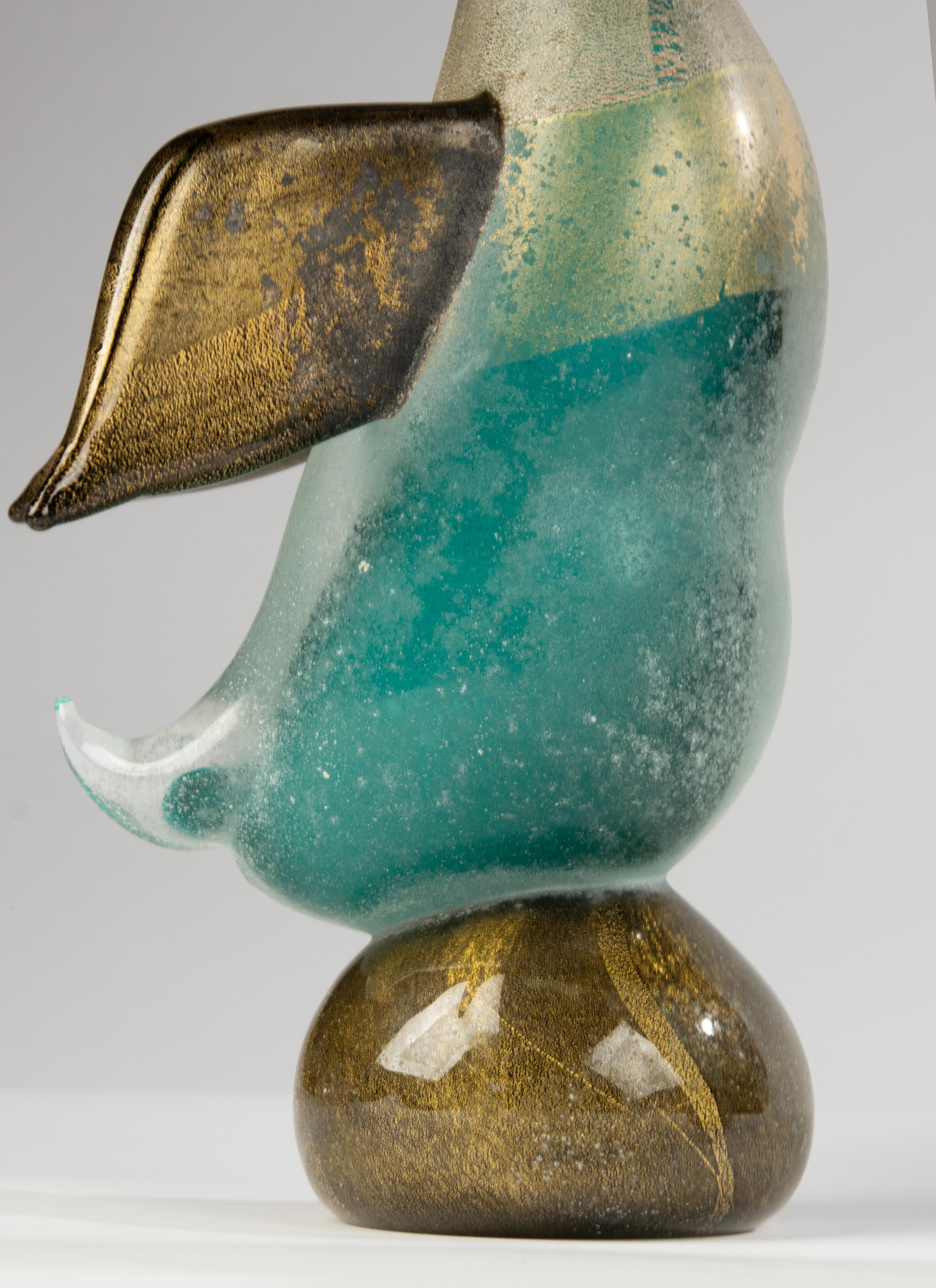 Ensemble de 2 figurines en verre d'art de la fin du 20e siècle - Canards - Cenedese Murano en vente 6