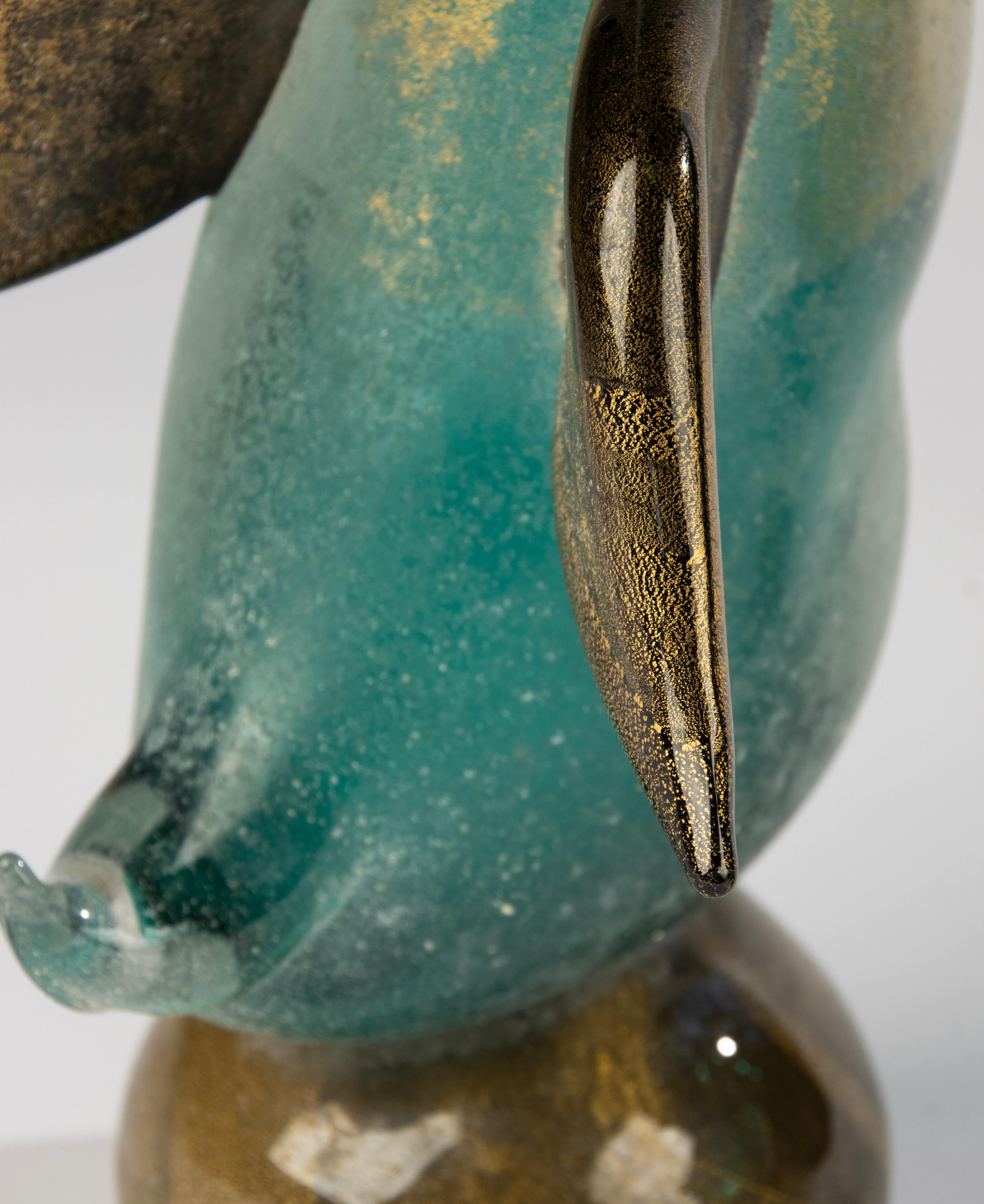 Ensemble de 2 figurines en verre d'art de la fin du 20e siècle - Canards - Cenedese Murano en vente 9